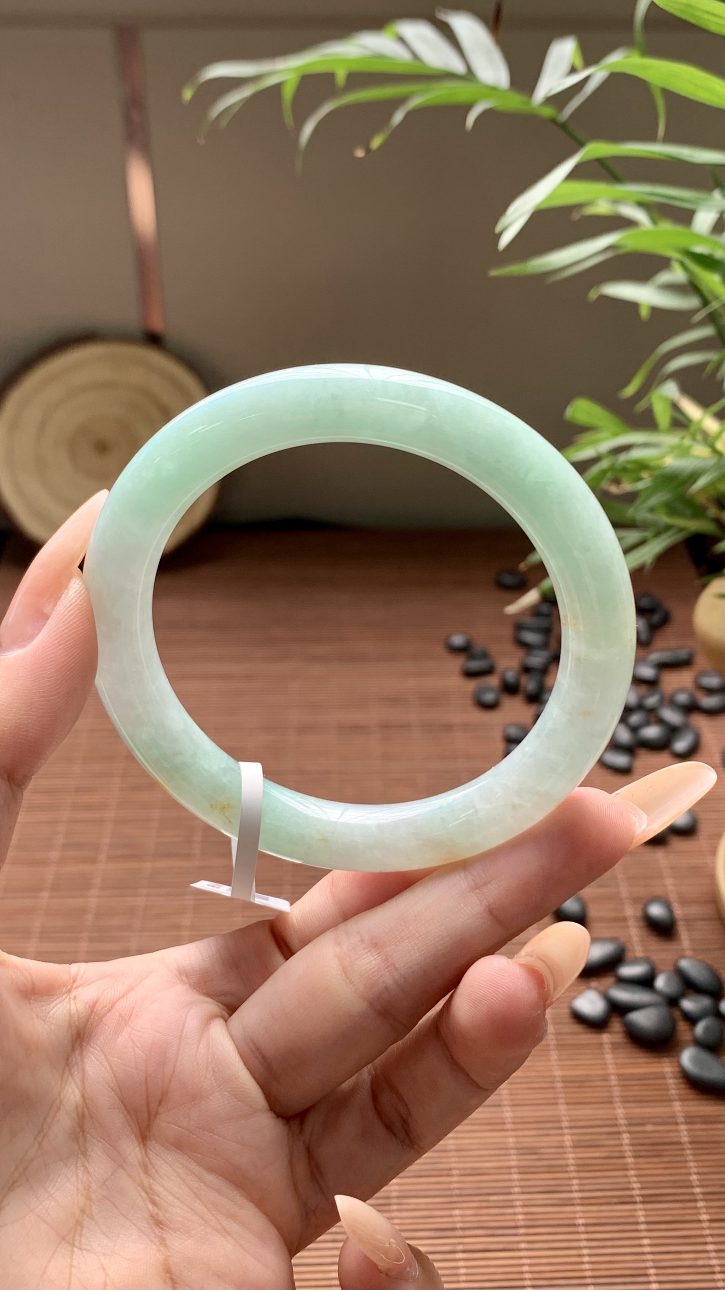 果绿洒金圆条成品 HYY-9368 ⭕️56-9.5-9.5