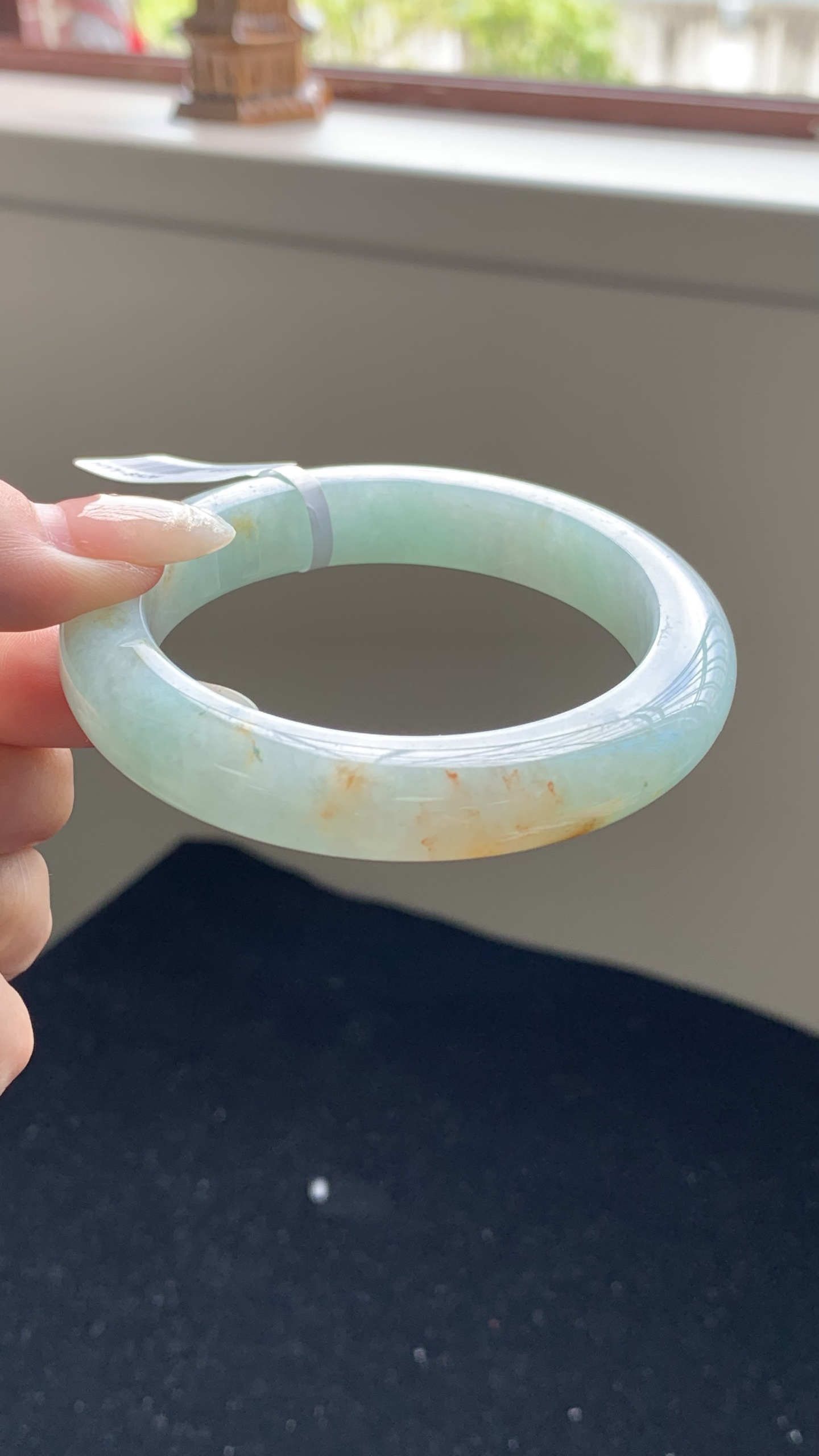 果绿洒金正圈成品 HYY-8526 ⭕️55.5-11-9
