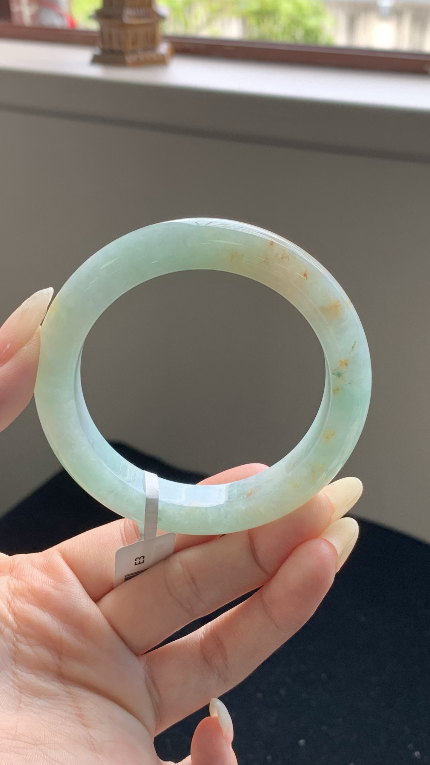 果绿洒金正圈成品 HYY-8526 ⭕️55.5-11-9