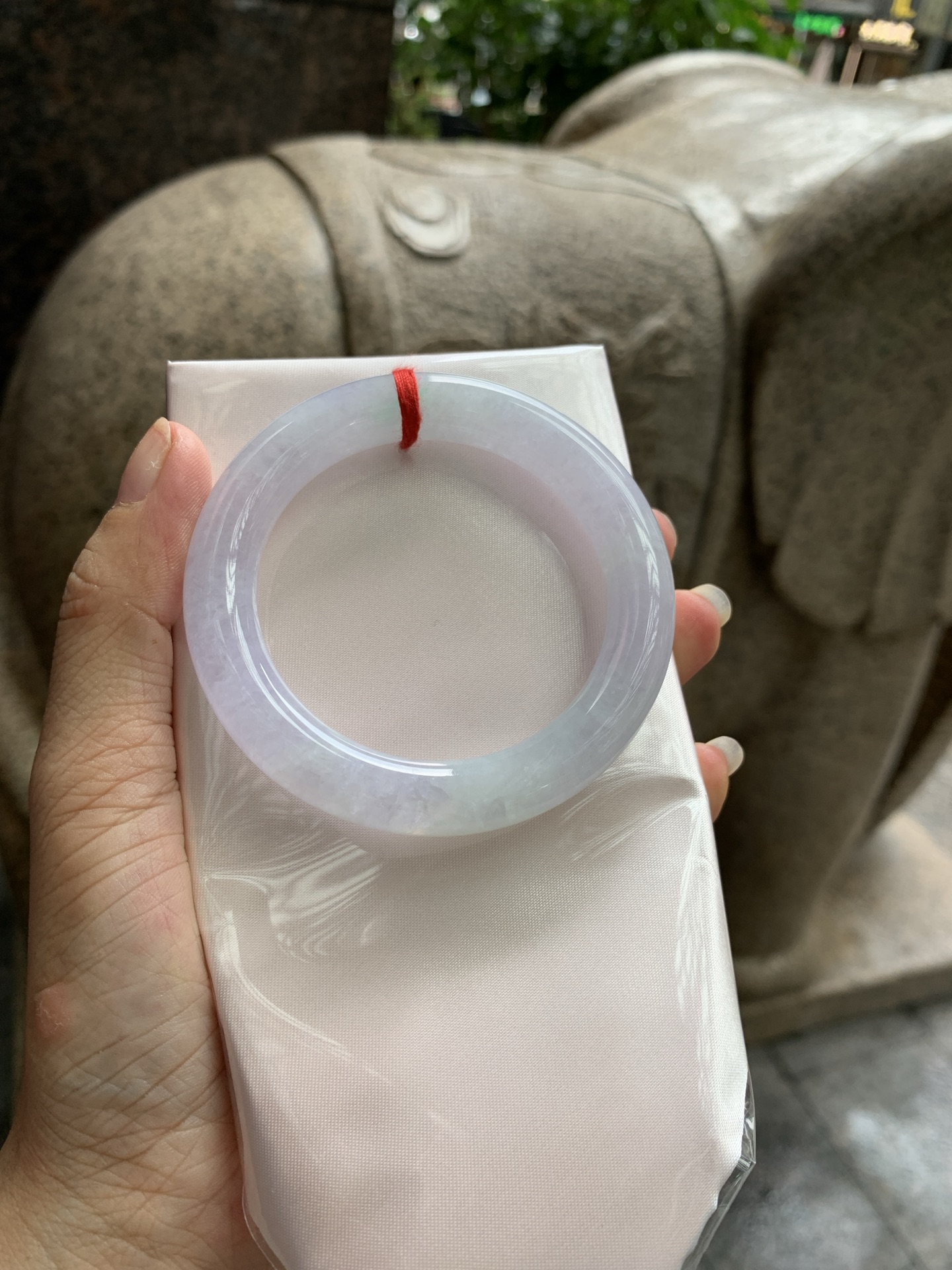 淡春彩圆条,0822-N1377,打灯多处细纹