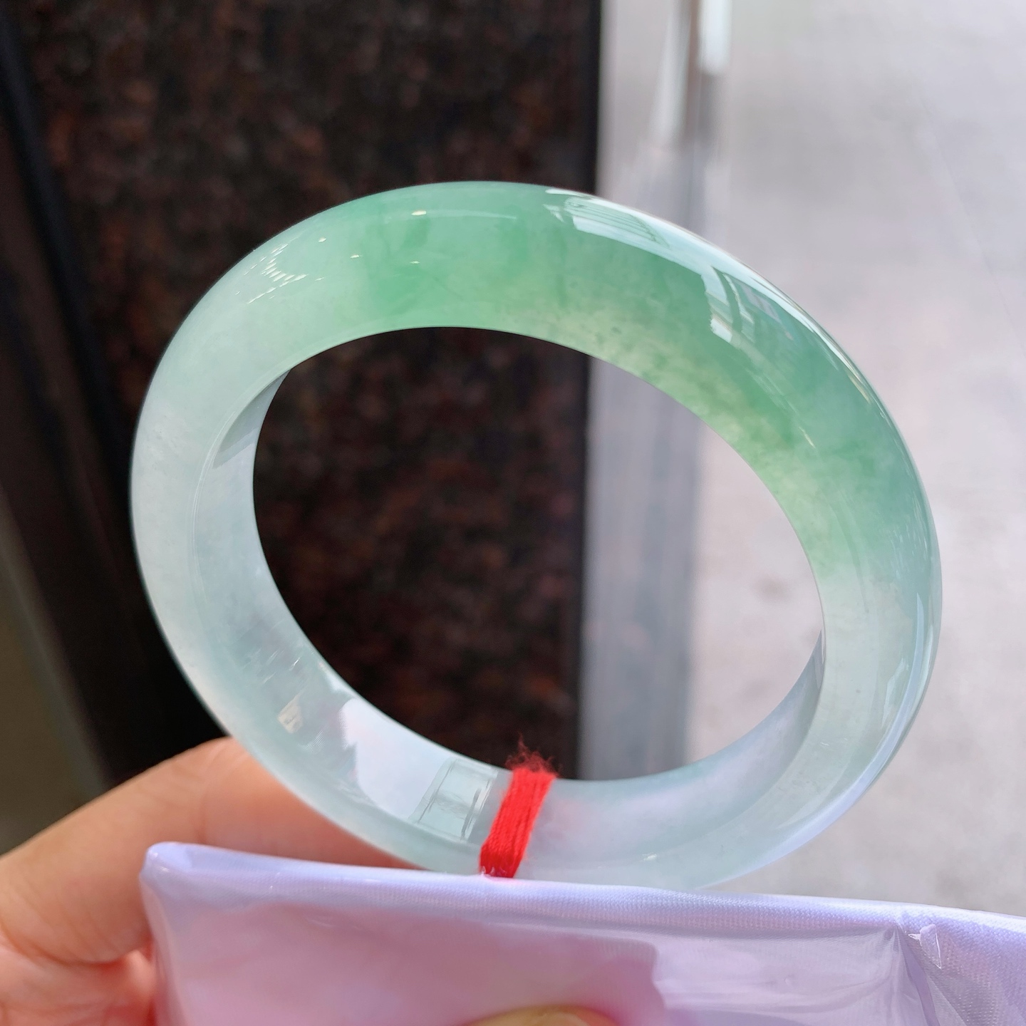 正圈冰飘绿 无裂 种色俱佳