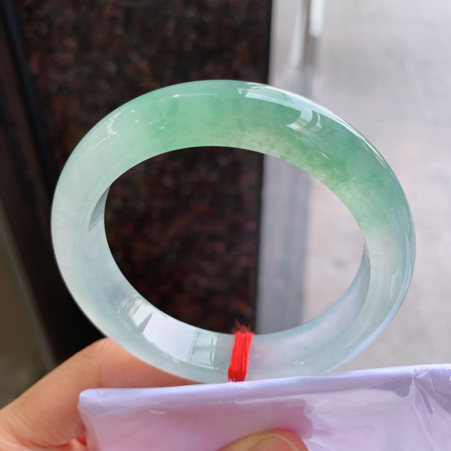 正圈冰飘绿 无裂 种色俱佳