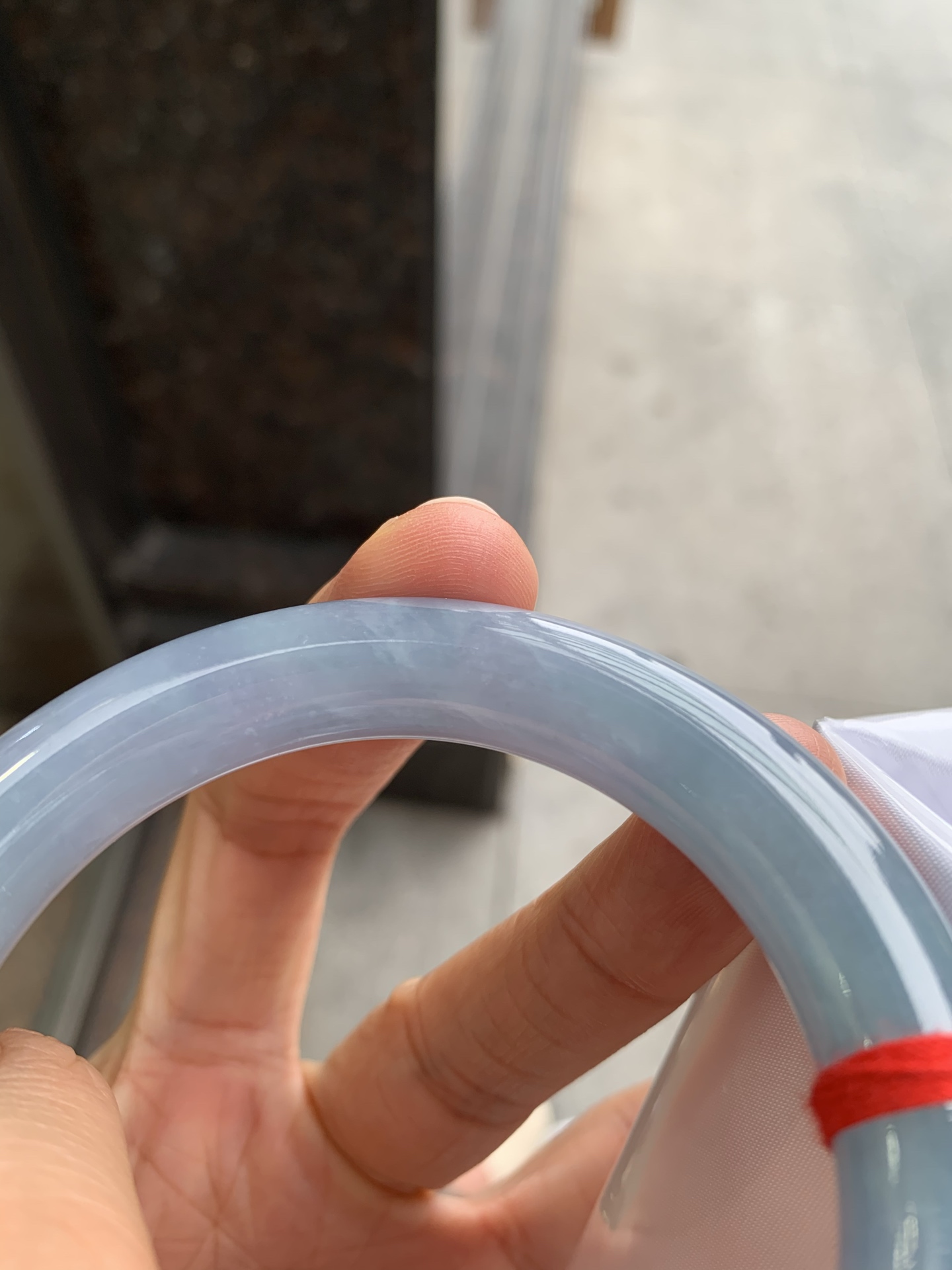 圆条蓝紫 微细纹 尺寸：56.2/10.8/11.3 细腻