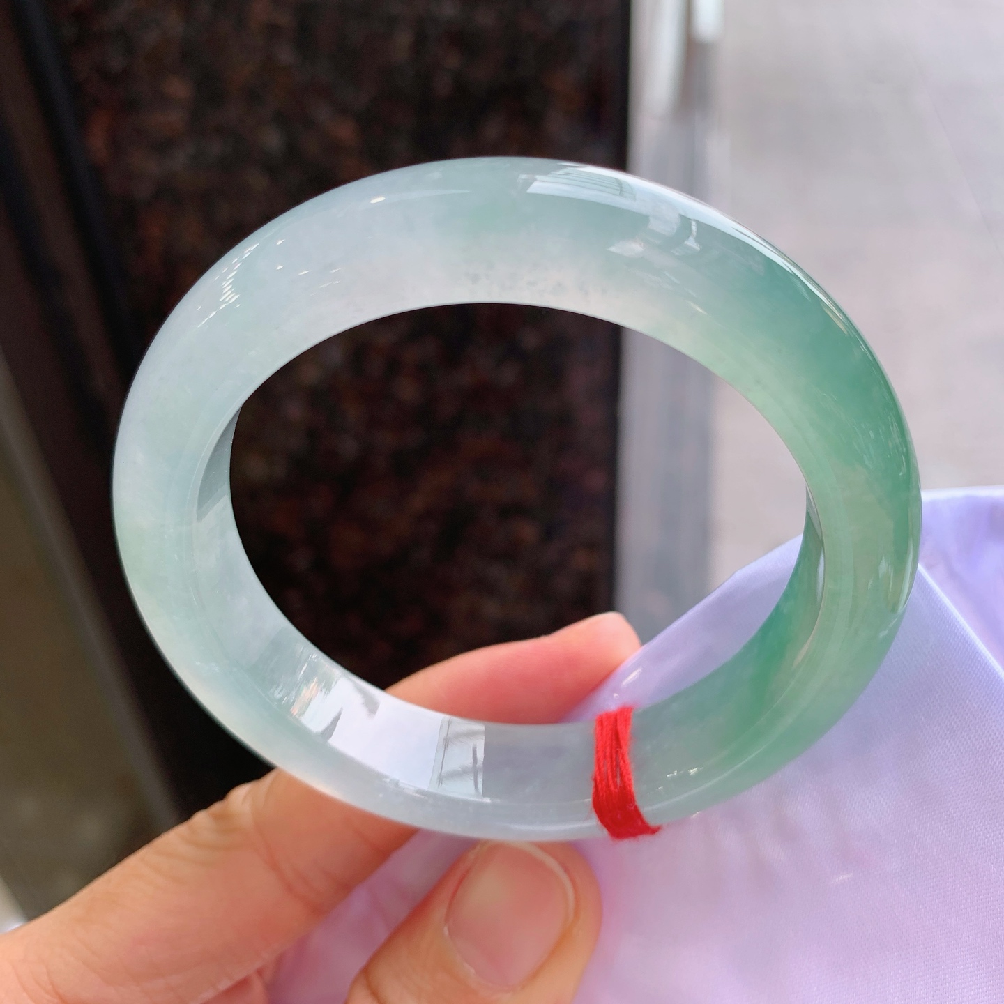 正圈冰飘绿 无裂 种色俱佳