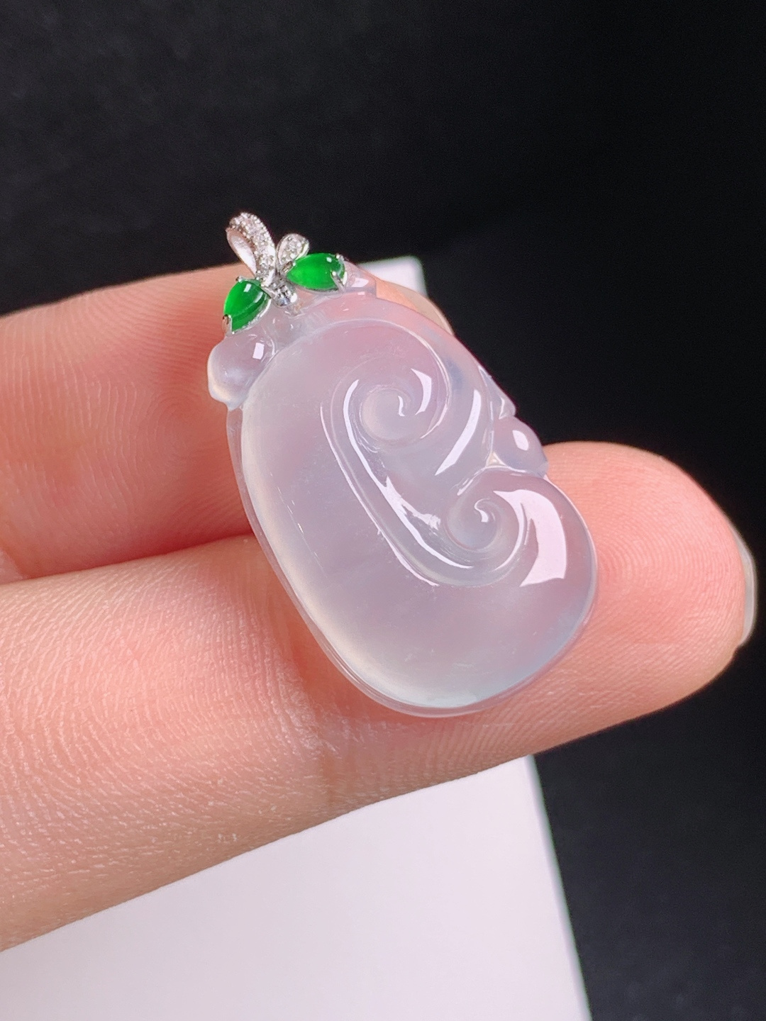 如意吊坠，清透胶感，雕工细腻，万事称心，530819