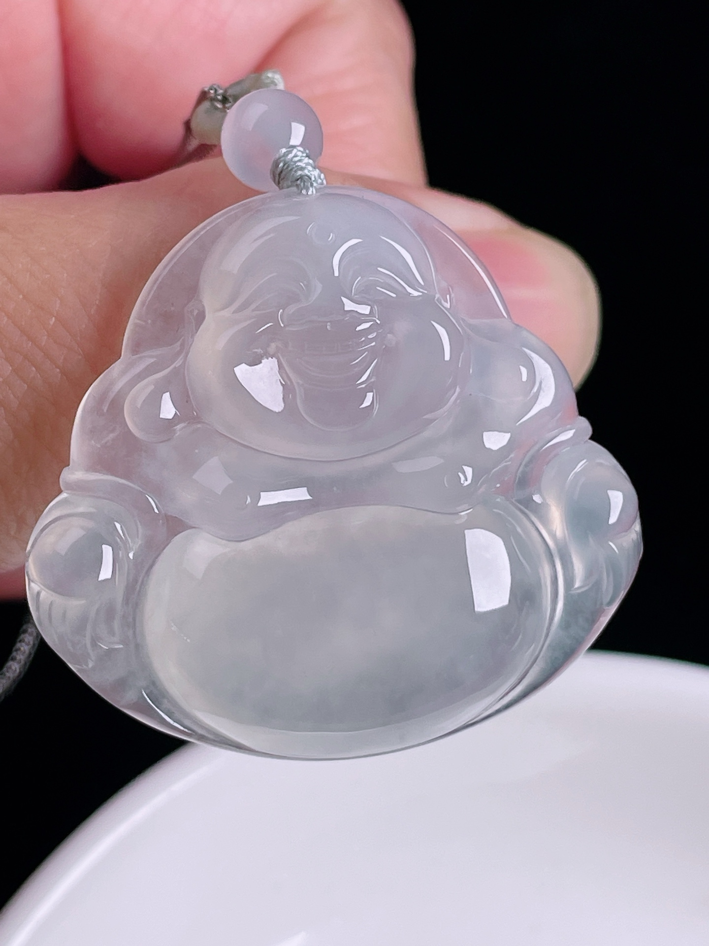 佛公，老种起光，细底通透，尺寸：35/38/7.3mm0822