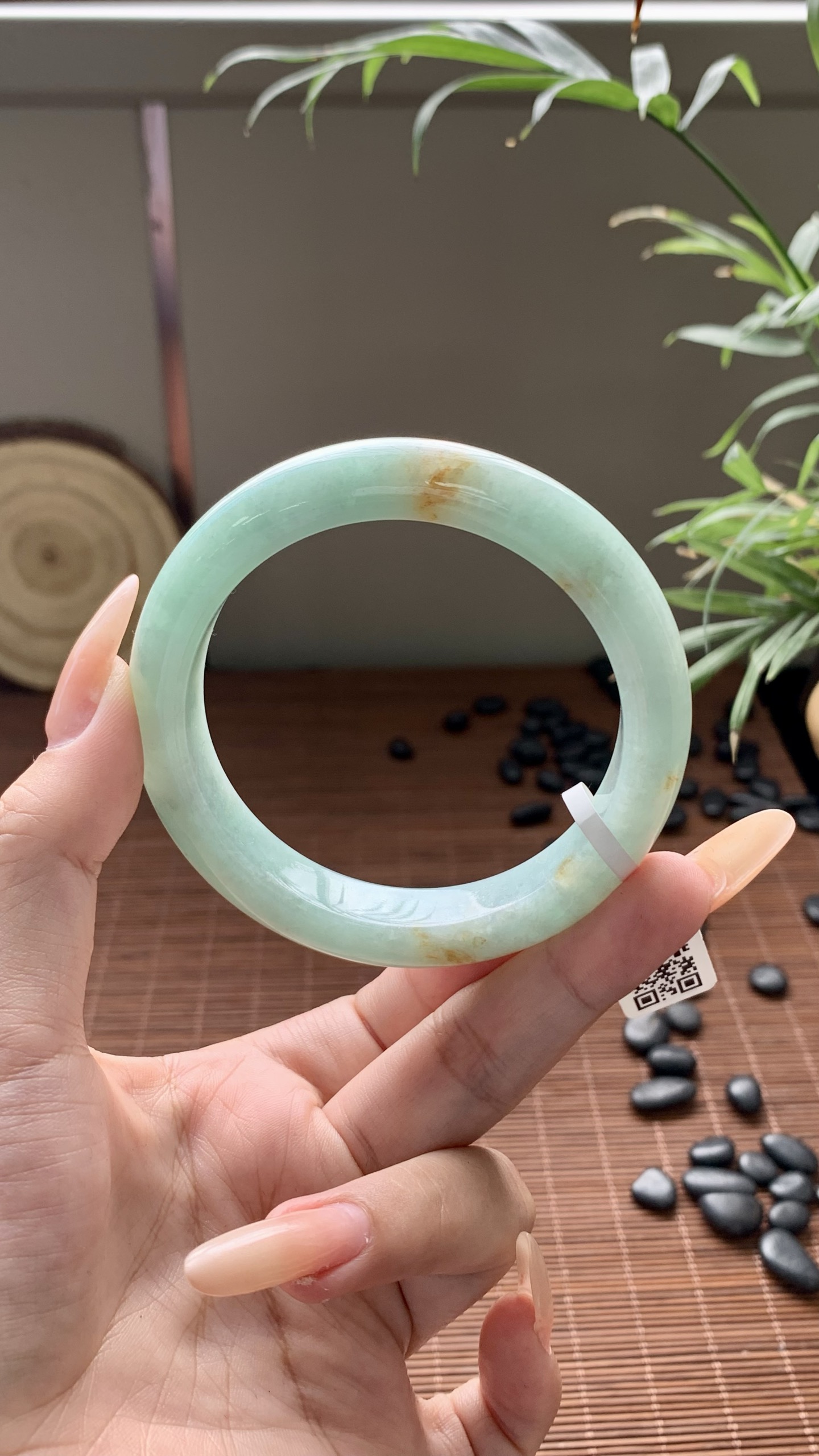 果绿洒金正圈成品 HYY-8370 ⭕️56.5-12-8