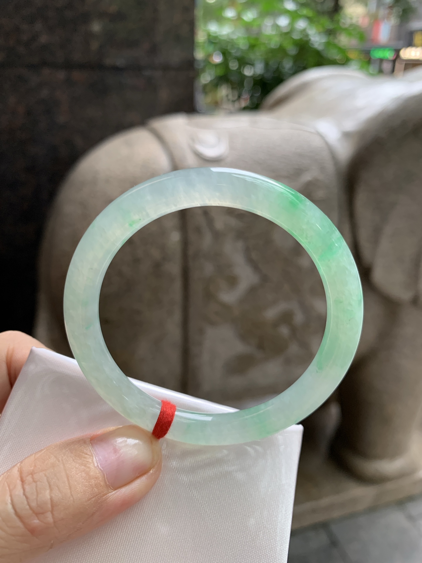 冰飘绿圆条, 0822-N1389, 打灯棉絮