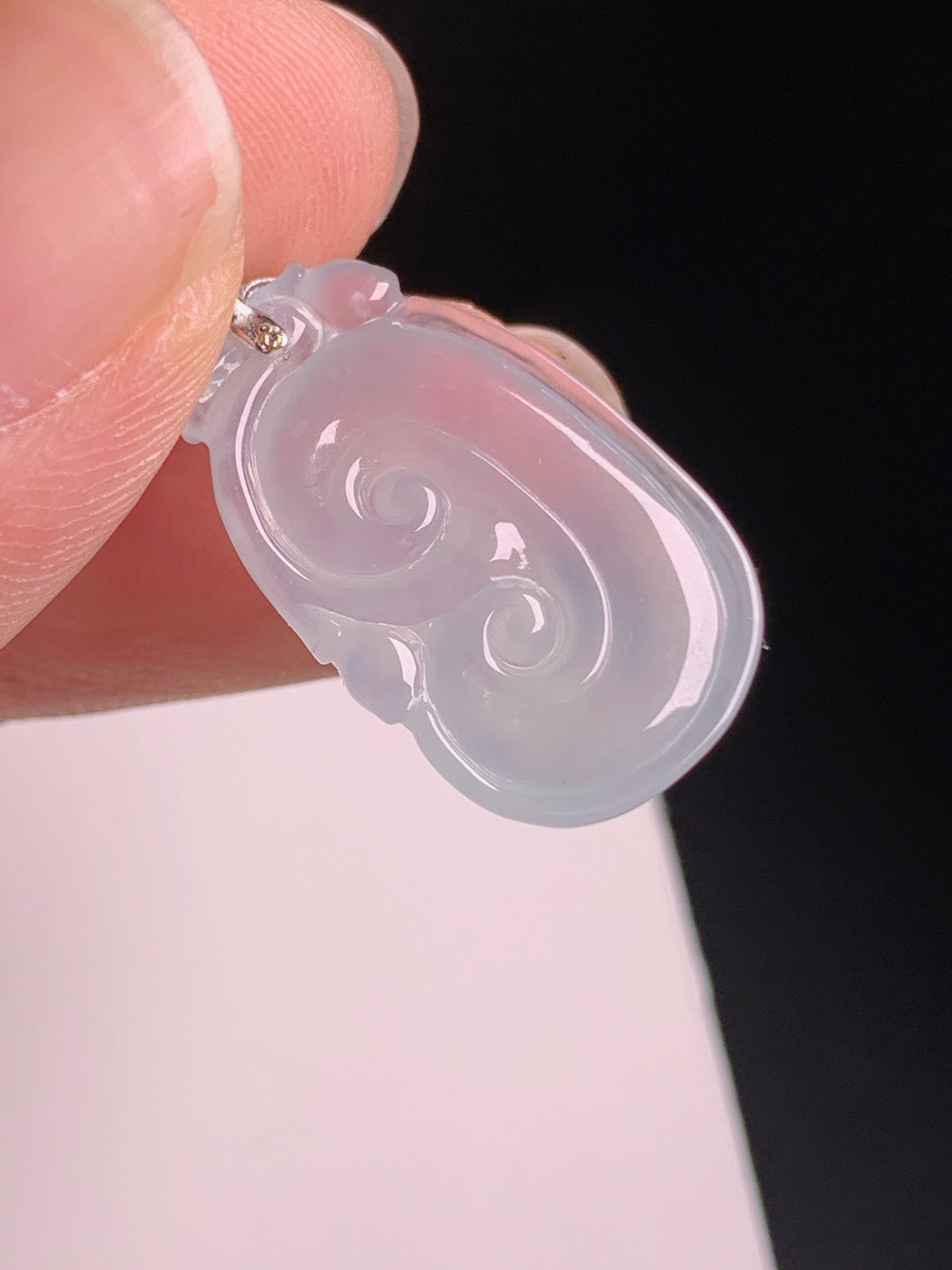 如意吊坠，清透胶感，雕工细腻，万事称心，530819