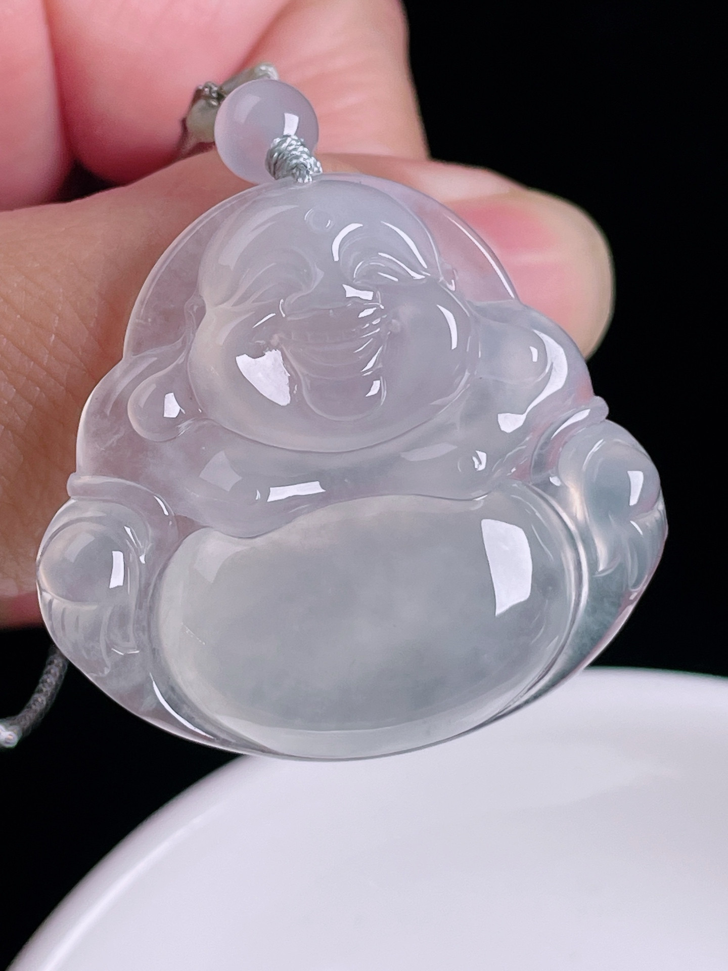 佛公，老种起光，细底通透，尺寸：35/38/7.3mm0822