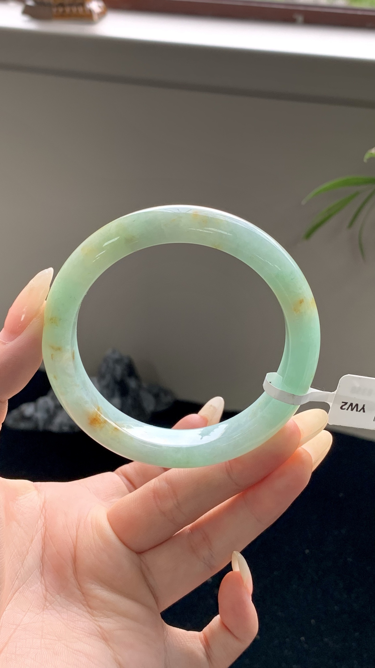 果绿洒金正圈成品,HYY-8358,55.5-12-8