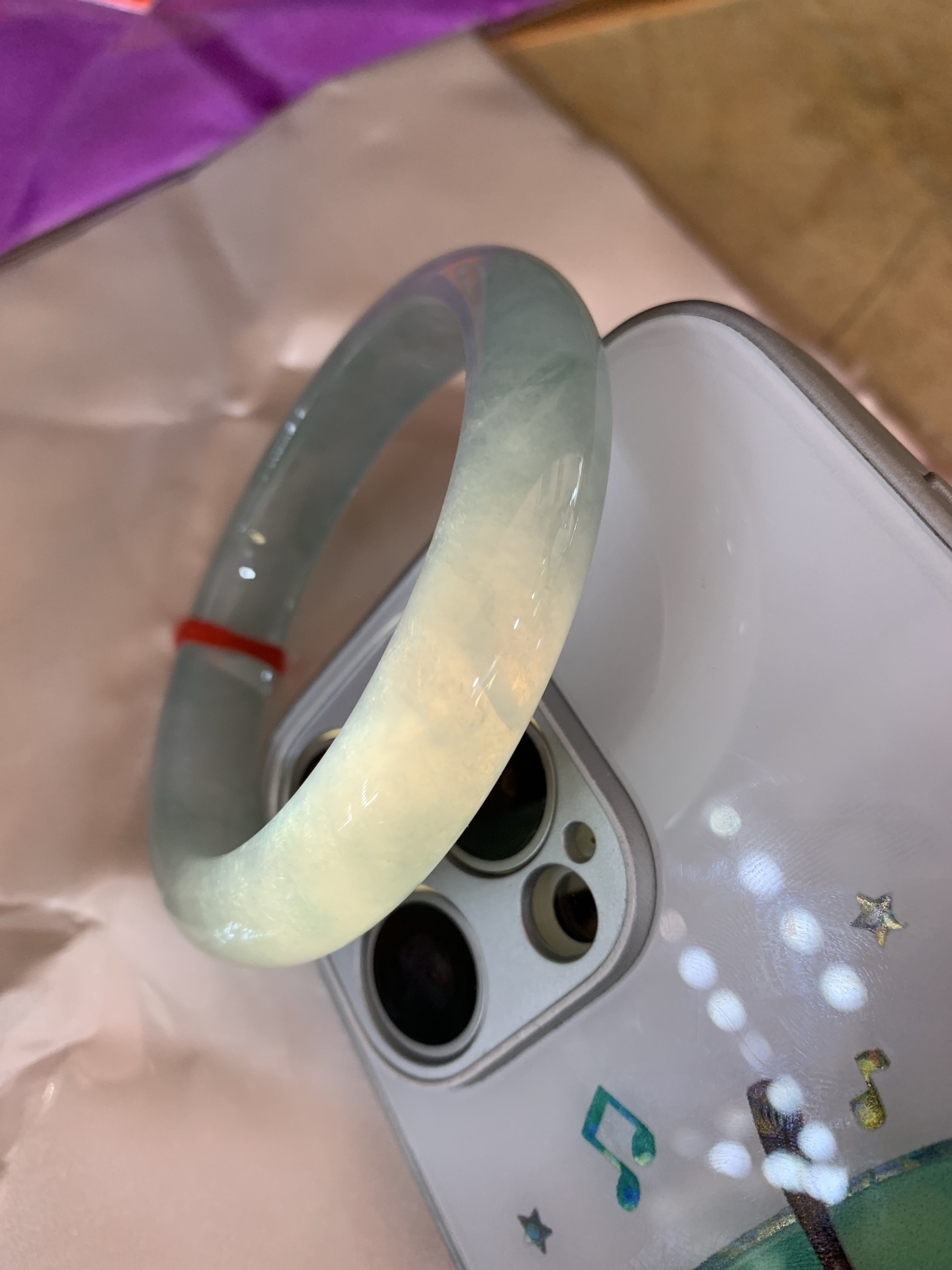 冰蓝飘花正圈,0822-N1378,打灯细纹