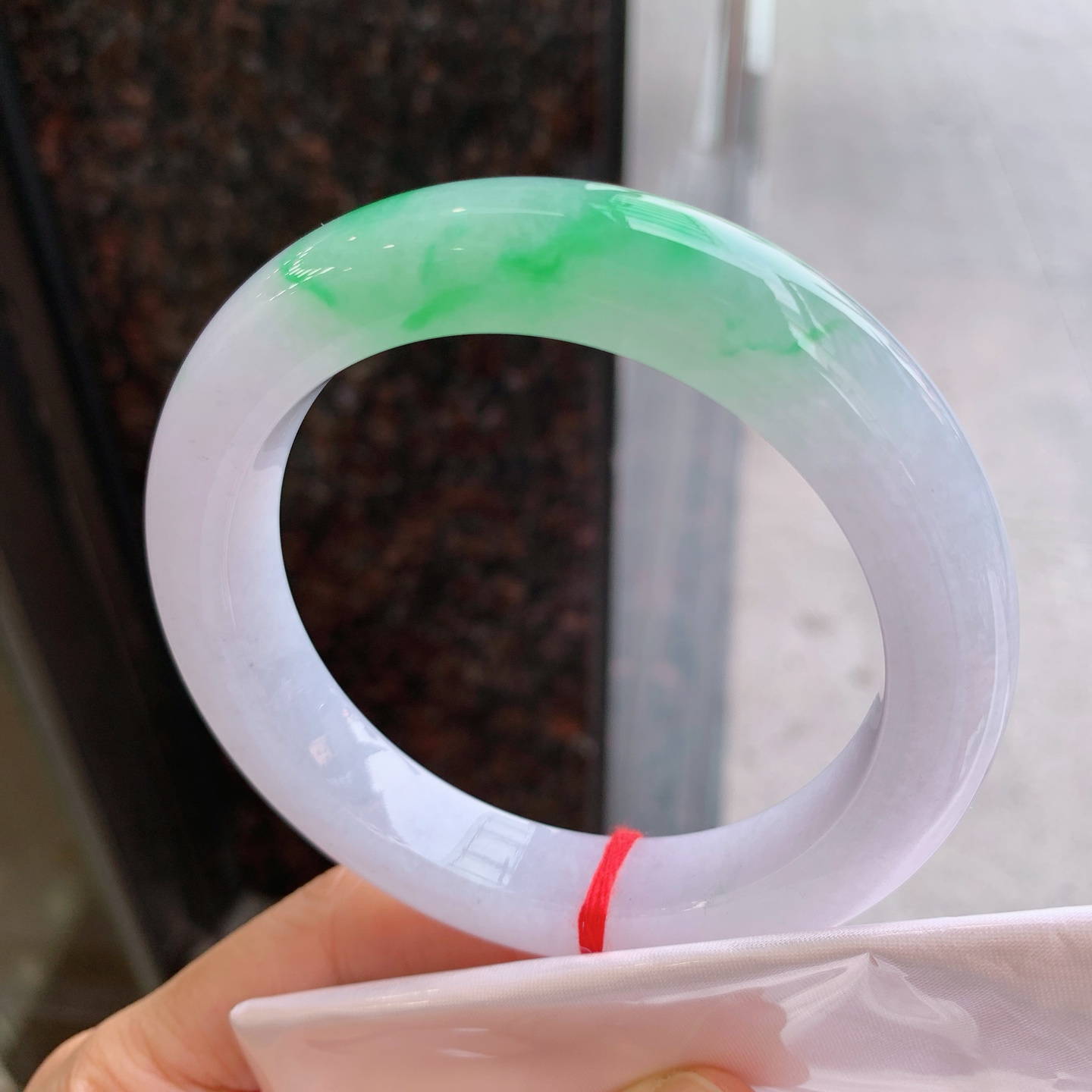 正圈飘绿 无裂 大圈口