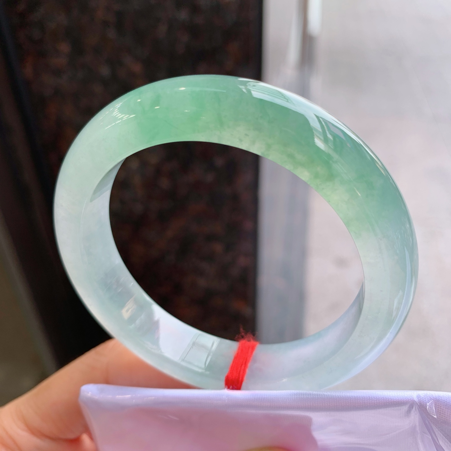 正圈冰飘绿 无裂 种色俱佳
