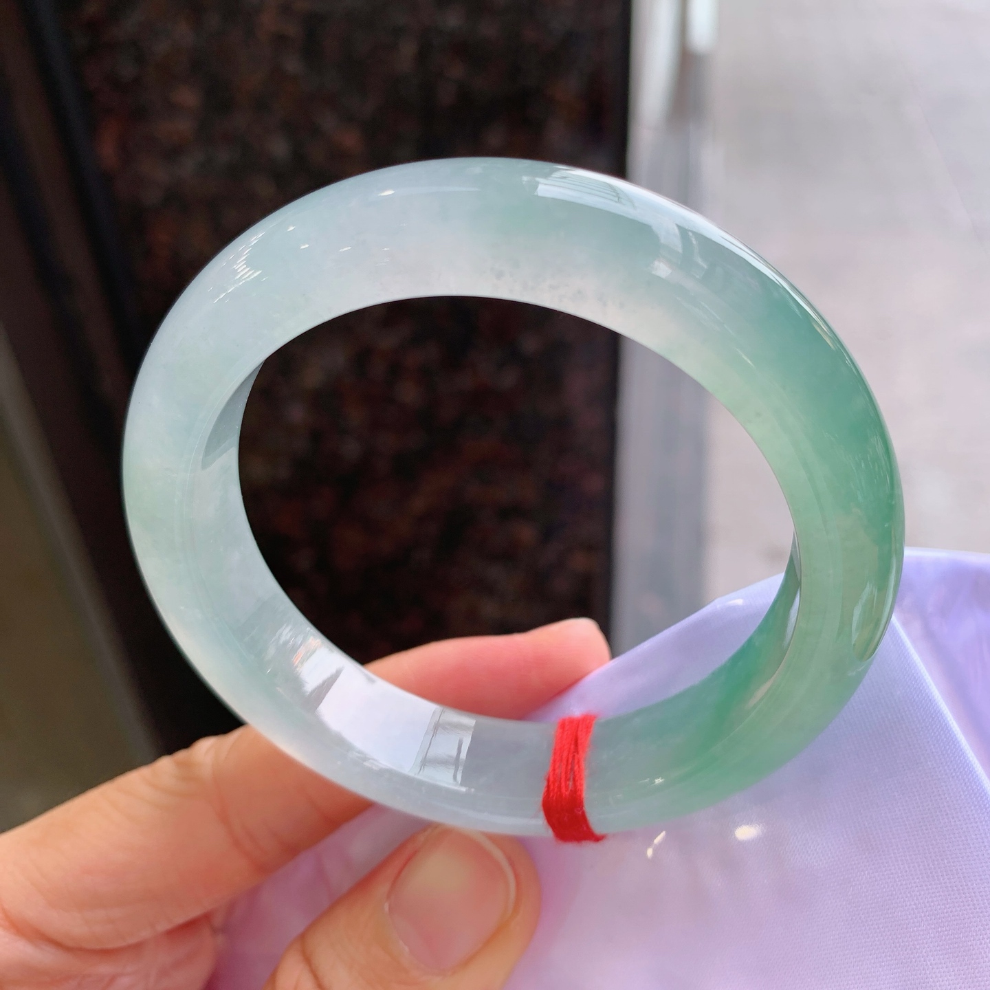 正圈冰飘绿 无裂 种色俱佳