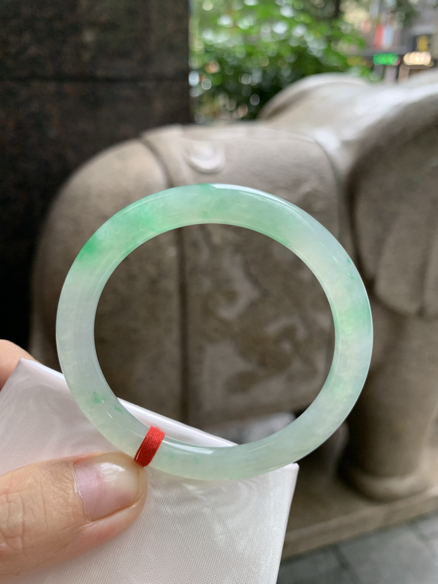 冰飘绿圆条, 0822-N1389, 打灯棉絮