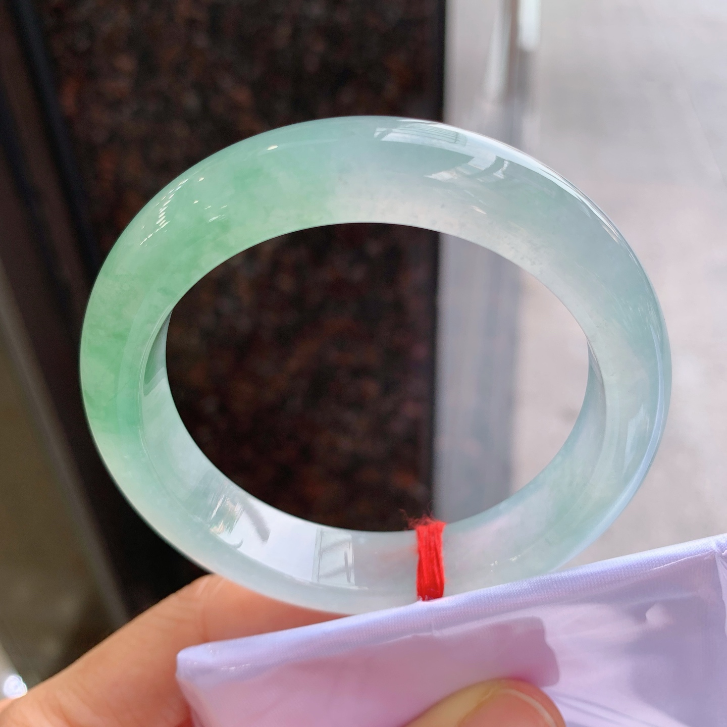 正圈冰飘绿 无裂 种色俱佳