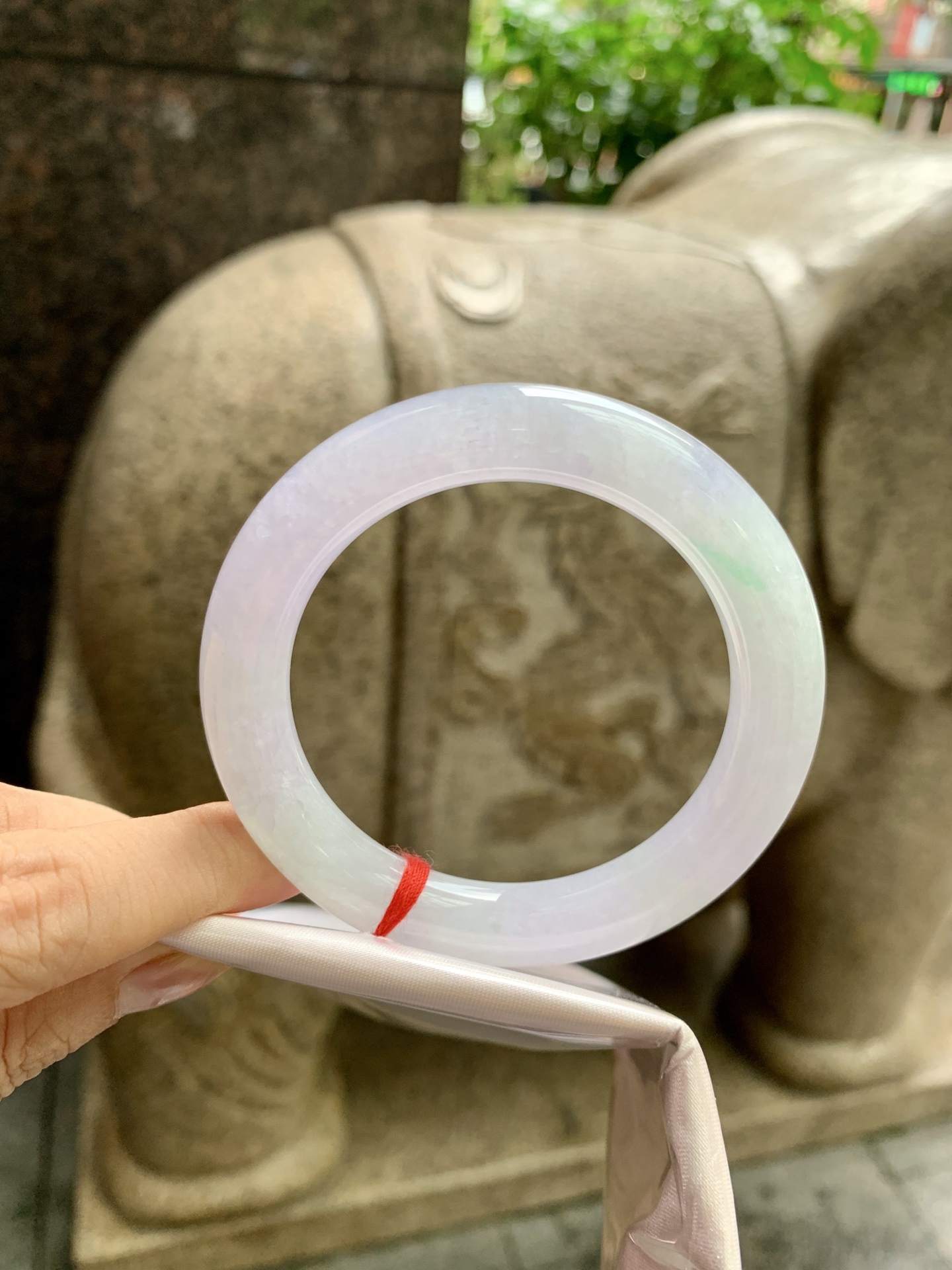 淡春彩圆条,0822-N1377,打灯多处细纹