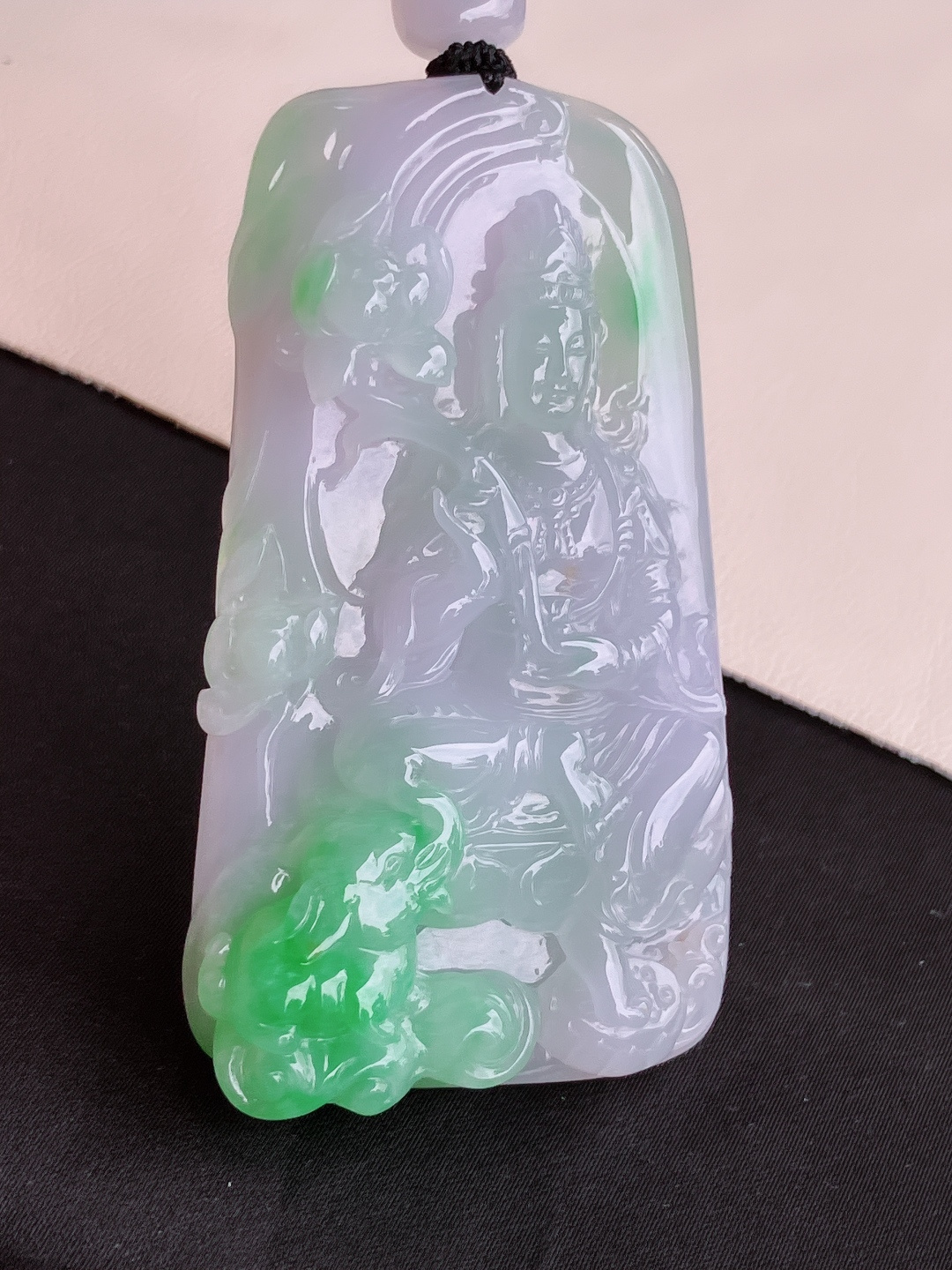 双彩普贤菩萨，饱满大气，尺寸74/41/10.6/自然光实拍
