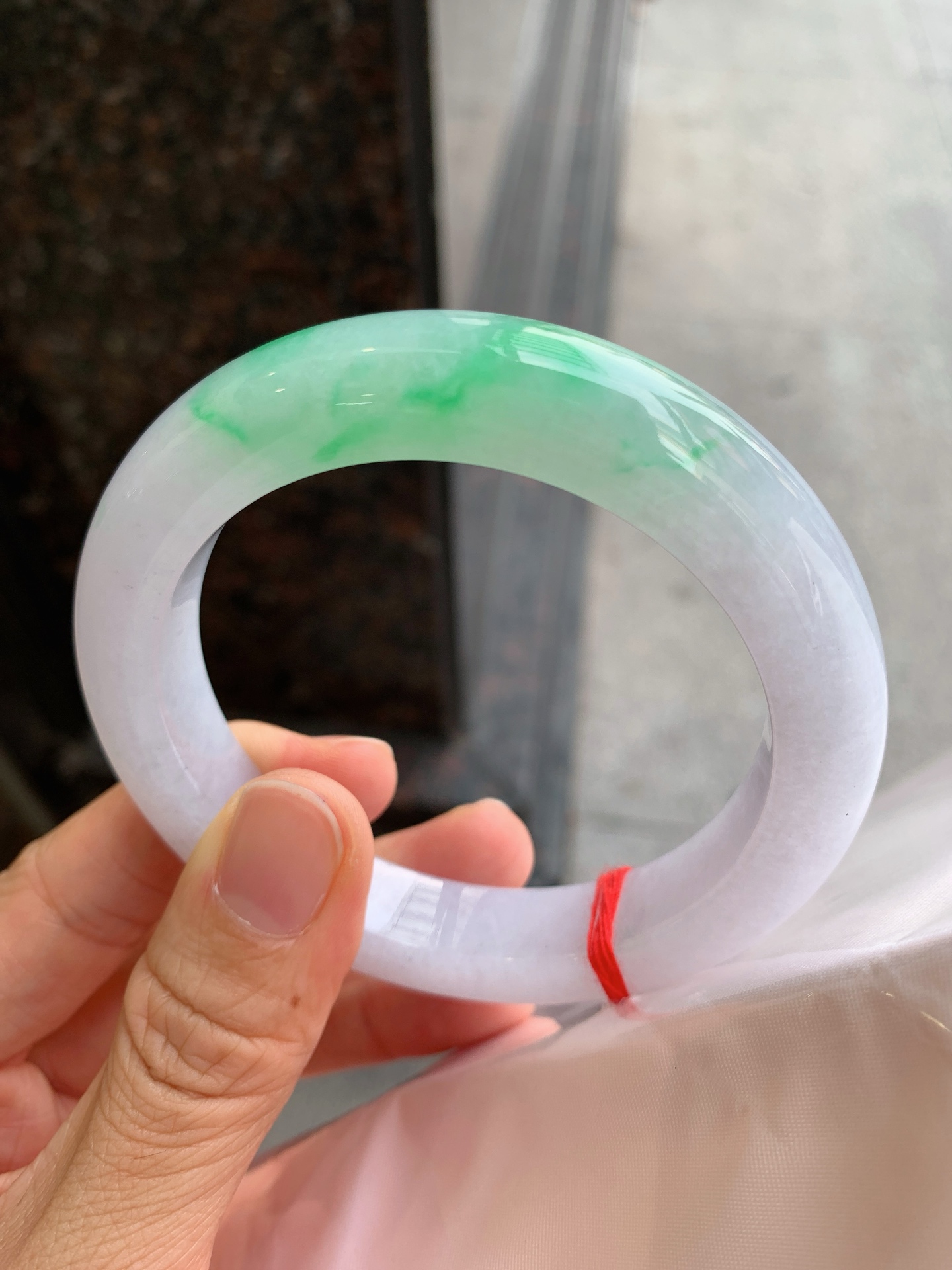 正圈飘绿 无裂 大圈口