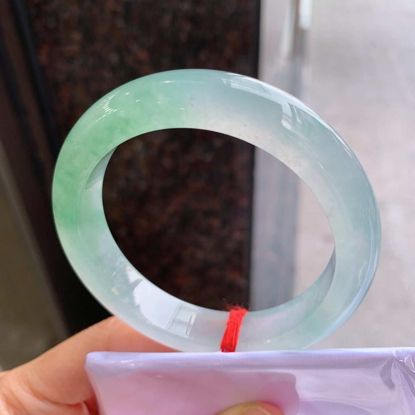 正圈冰飘绿 无裂 种色俱佳