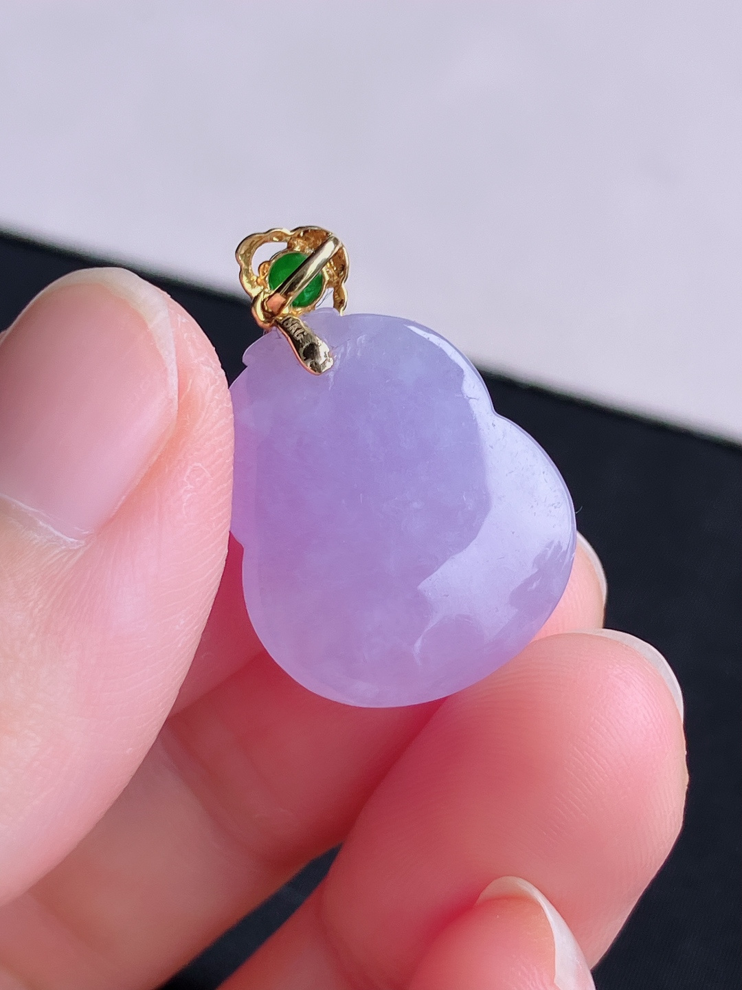 冰粉紫葫芦，粉粉嫩嫩，尺寸27.6/20.6/17.6/7.8/自然光实拍