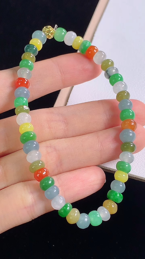 多彩手链，尺寸:6.1-3.5mm 20