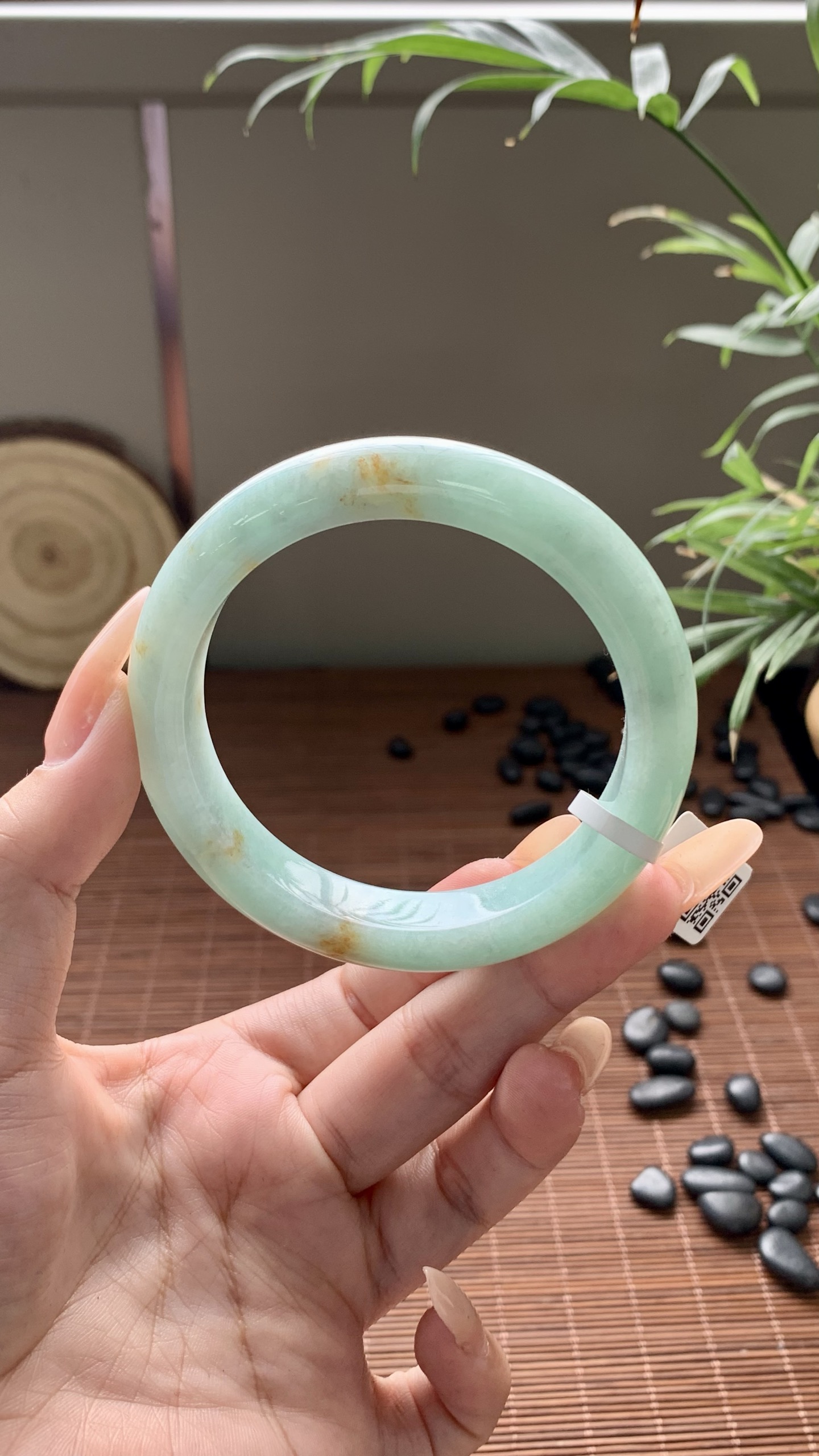 果绿洒金正圈成品 HYY-8370 ⭕️56.5-12-8