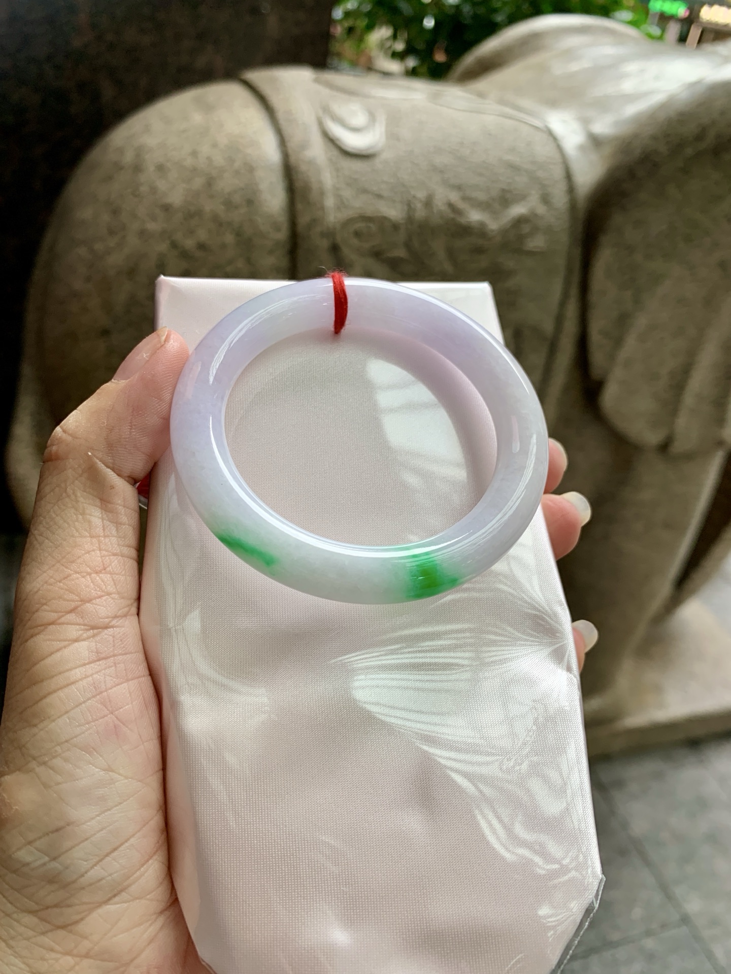 春彩阳绿圆条,52.7-9.2-9.8,0822-N1380,无裂,打灯棉线