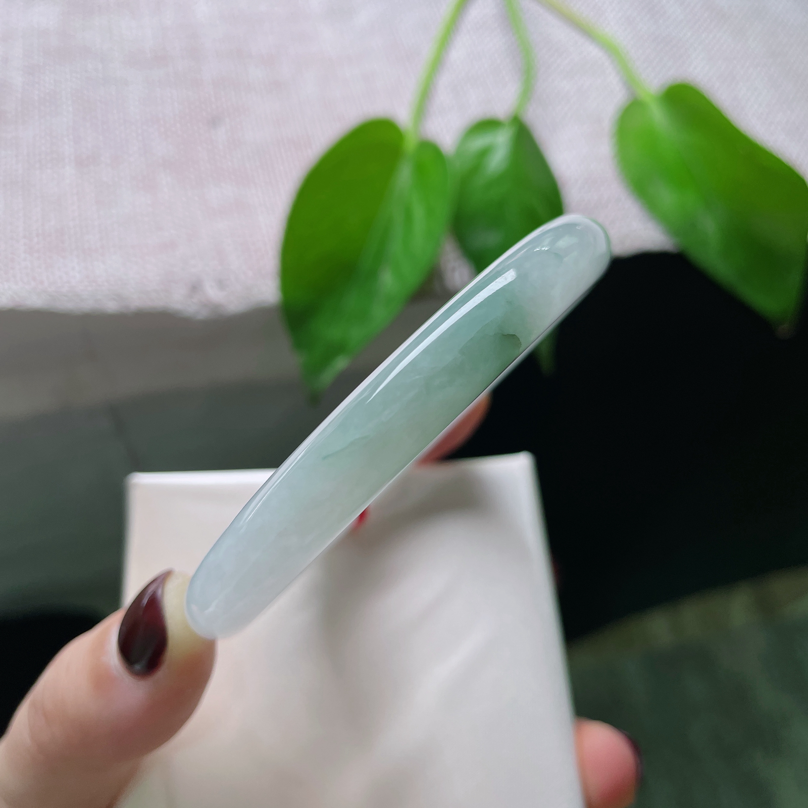 56.1/9.1飘花圆条，花色灵动飘逸，种老，上手精致灵动，水头好，皮纹，ss57209a
