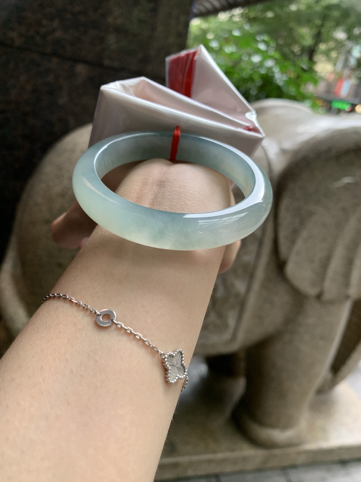 冰蓝飘花正圈,0822-N1378,打灯细纹