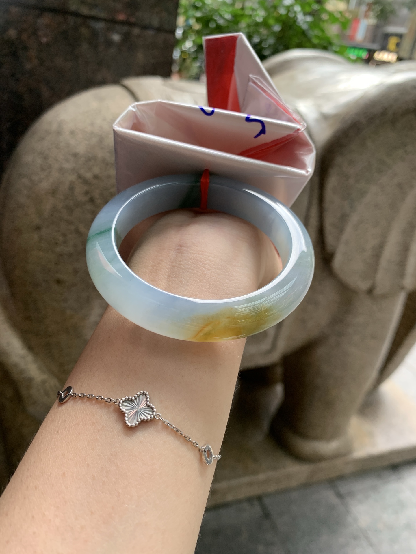 黄翡飘花正圈,打灯细纹