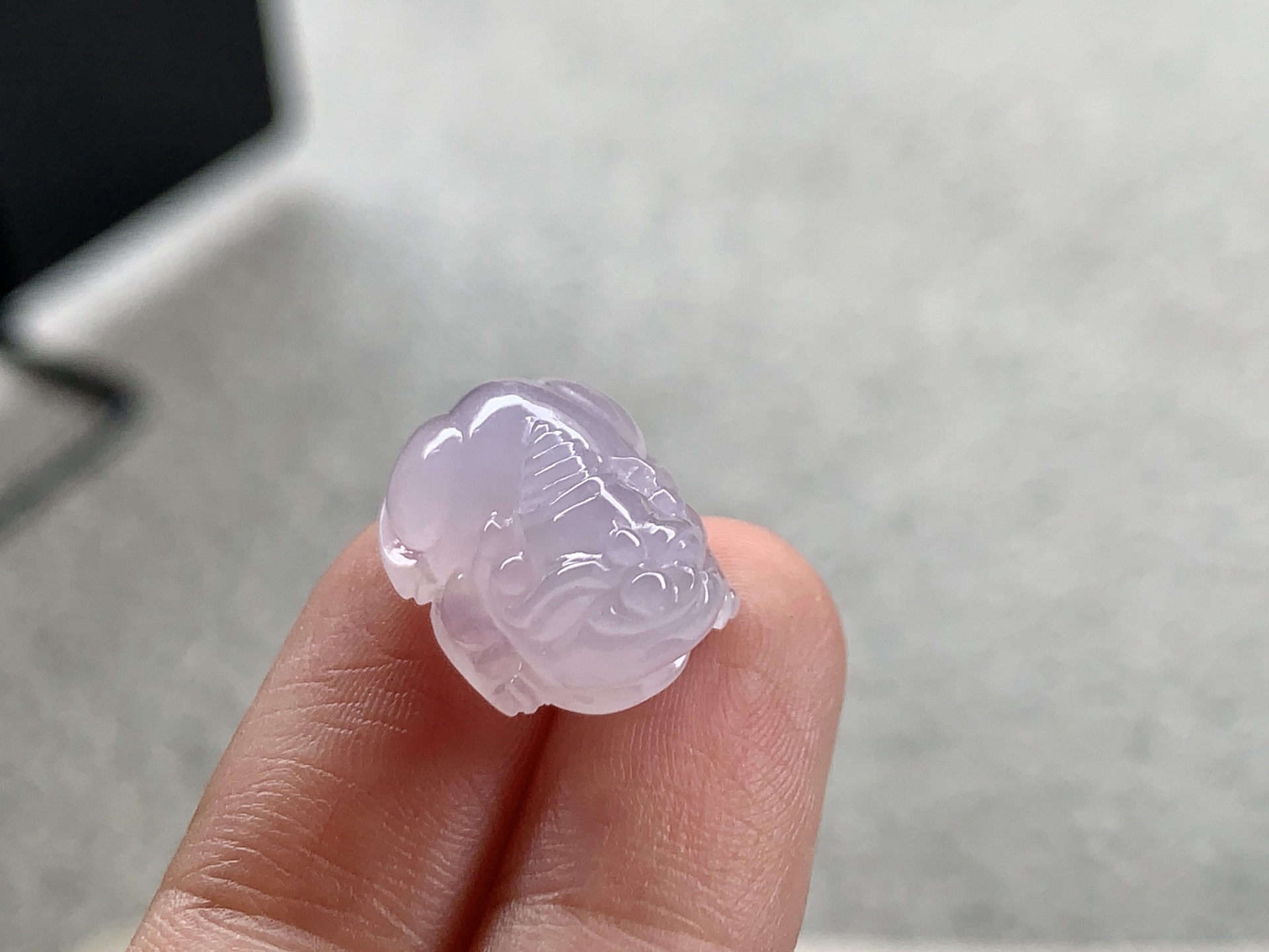 紫貔貅，尺寸：16.7×13.3×9