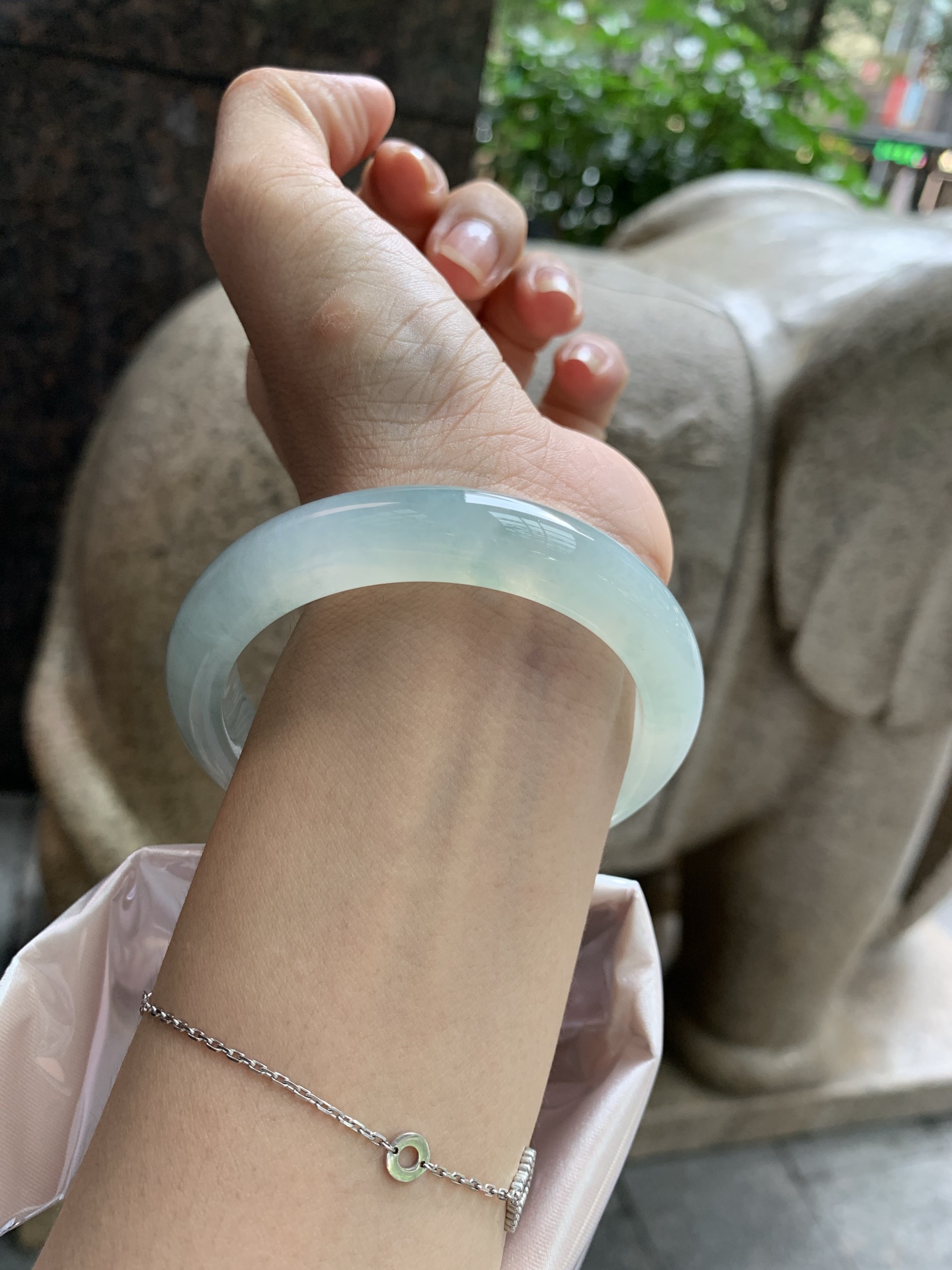 冰蓝飘花正圈,0822-N1378,打灯细纹