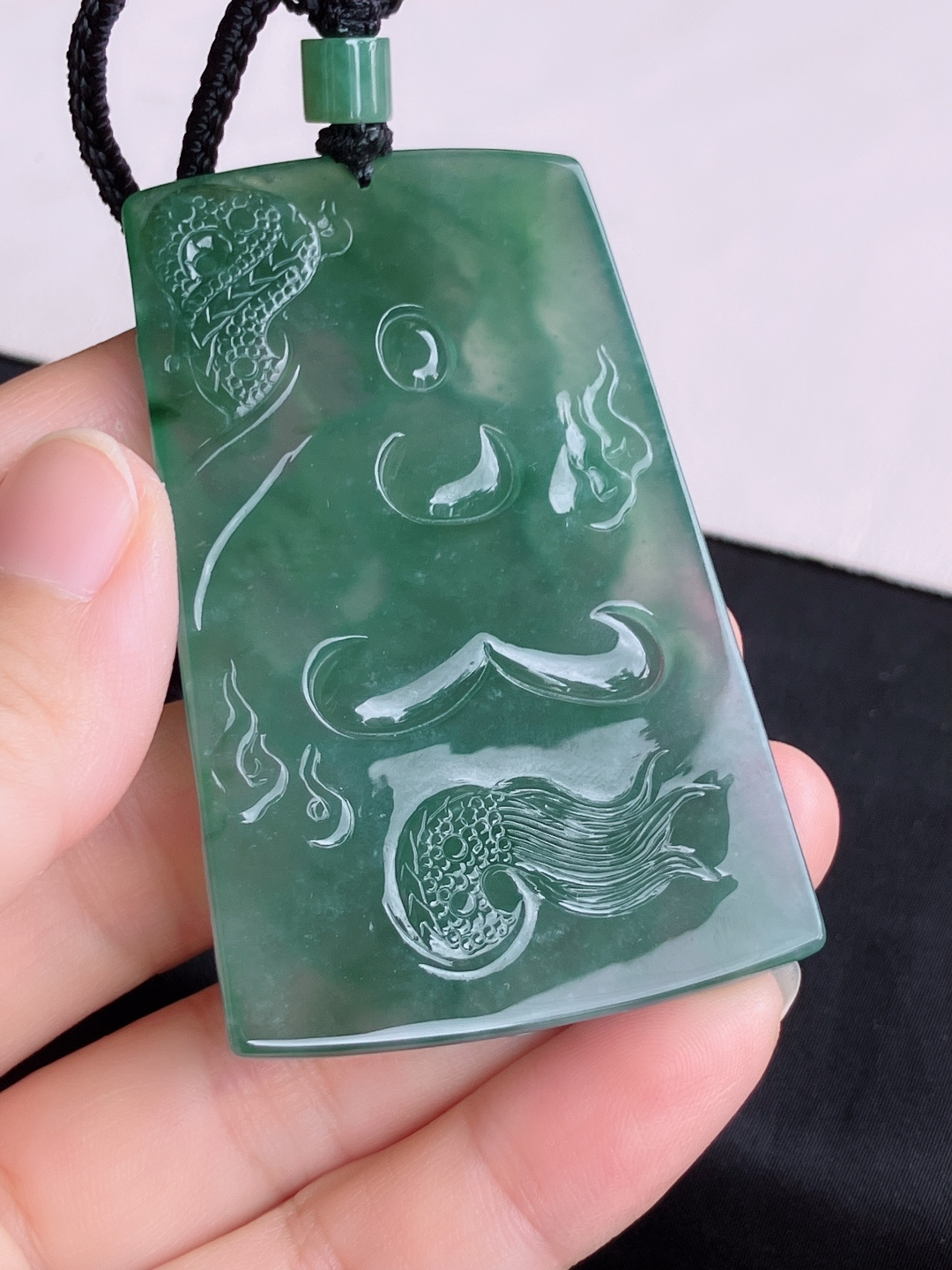 底色不动明王，晶莹剔透，尺寸70.3/44/5.6/自然光实拍