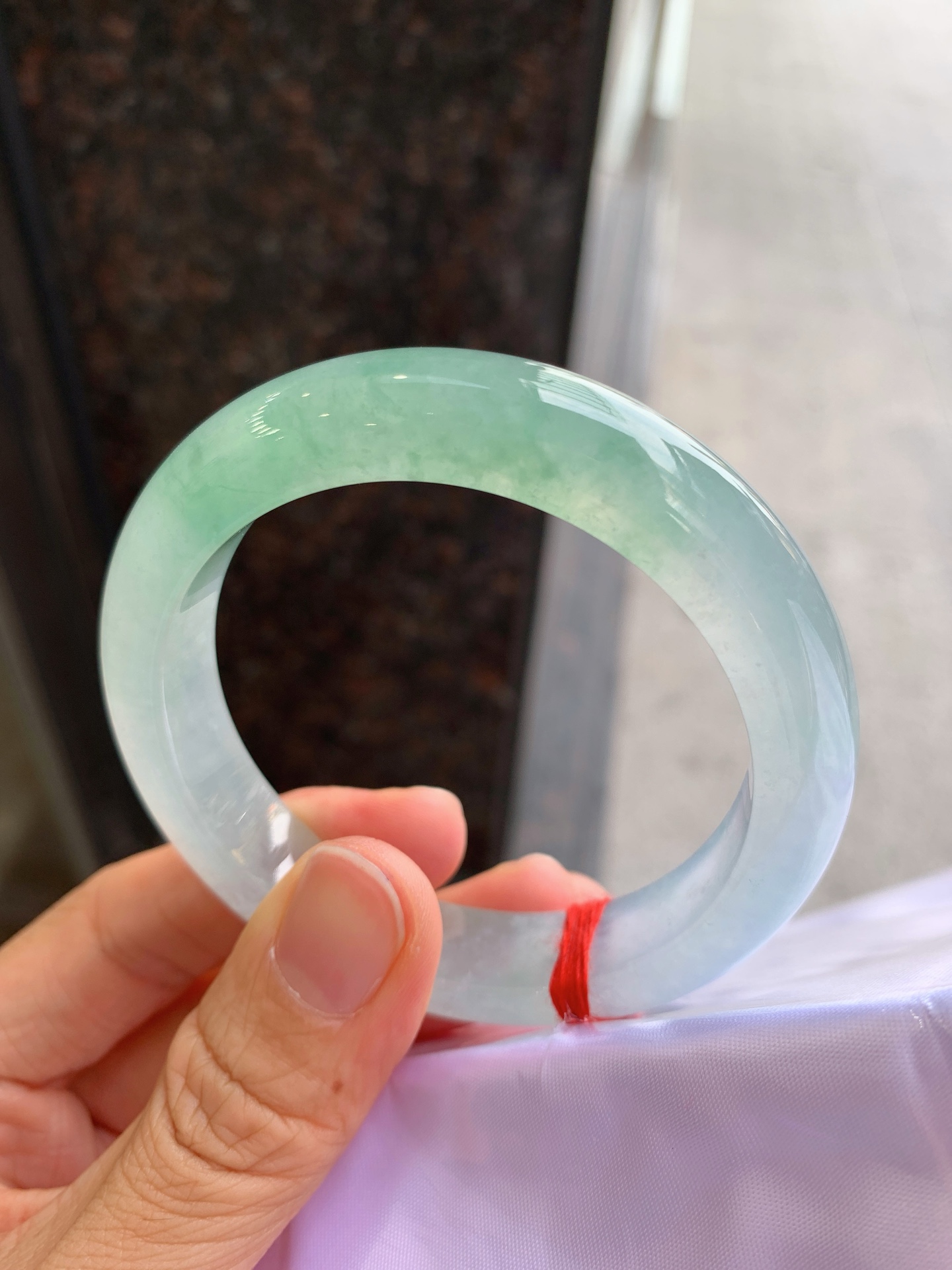 正圈冰飘绿 无裂 种色俱佳