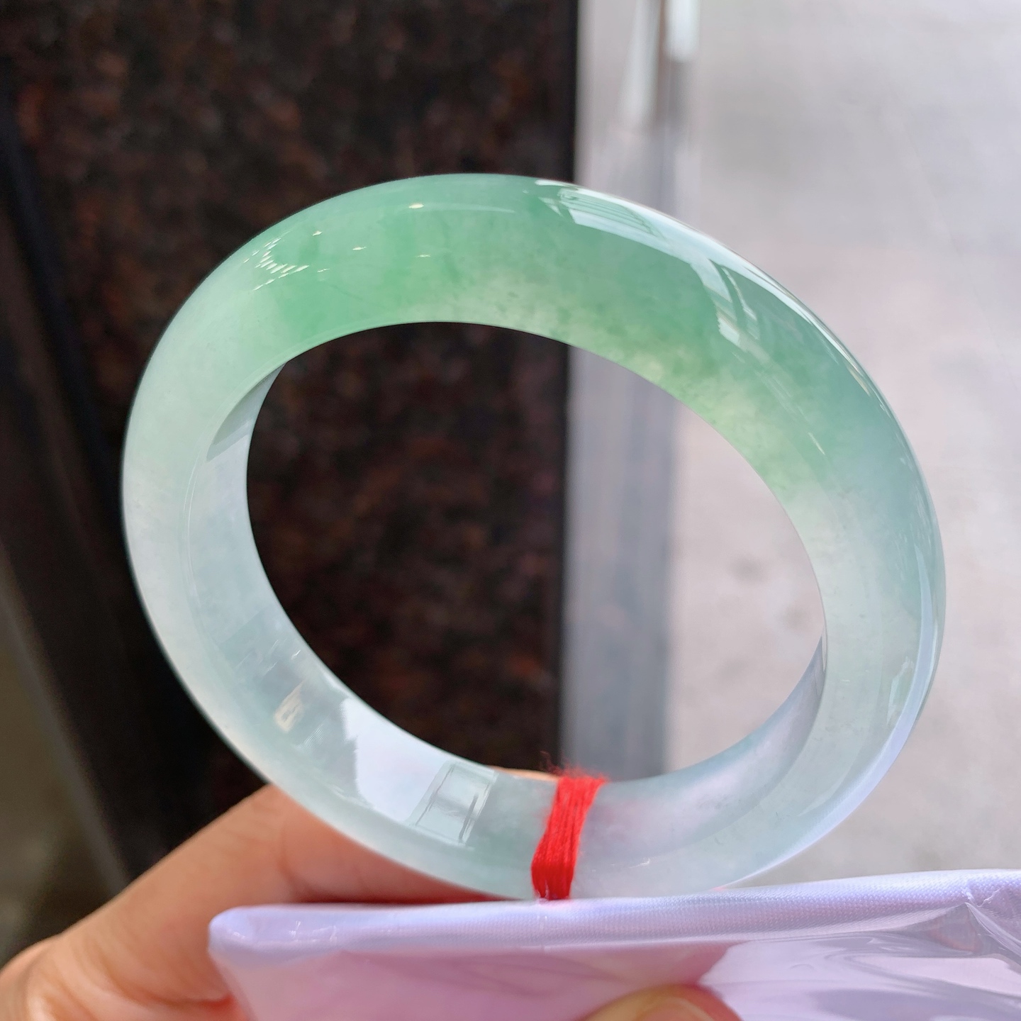 正圈冰飘绿 无裂 种色俱佳