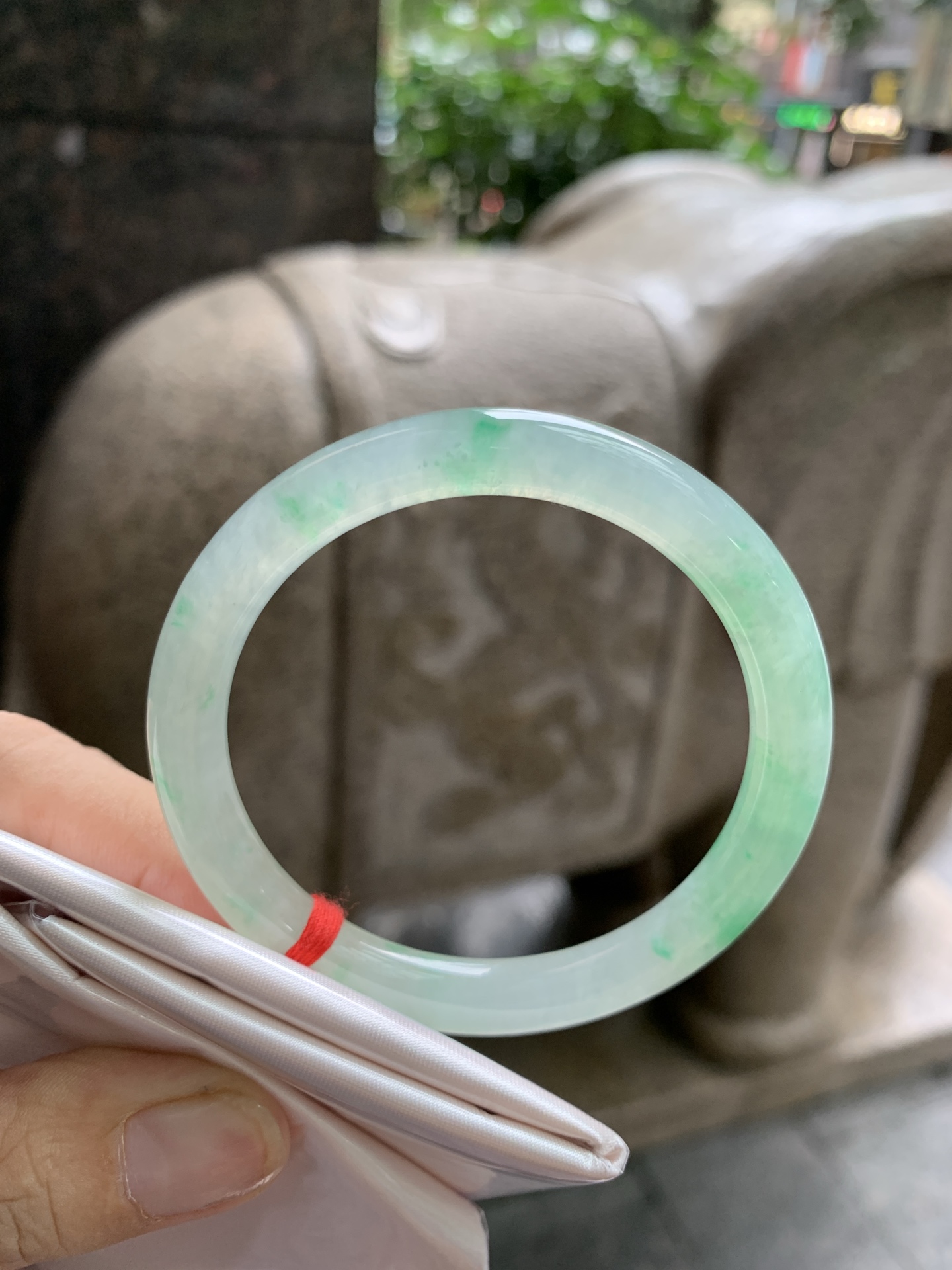 冰飘绿圆条, 0822-N1389, 打灯棉絮