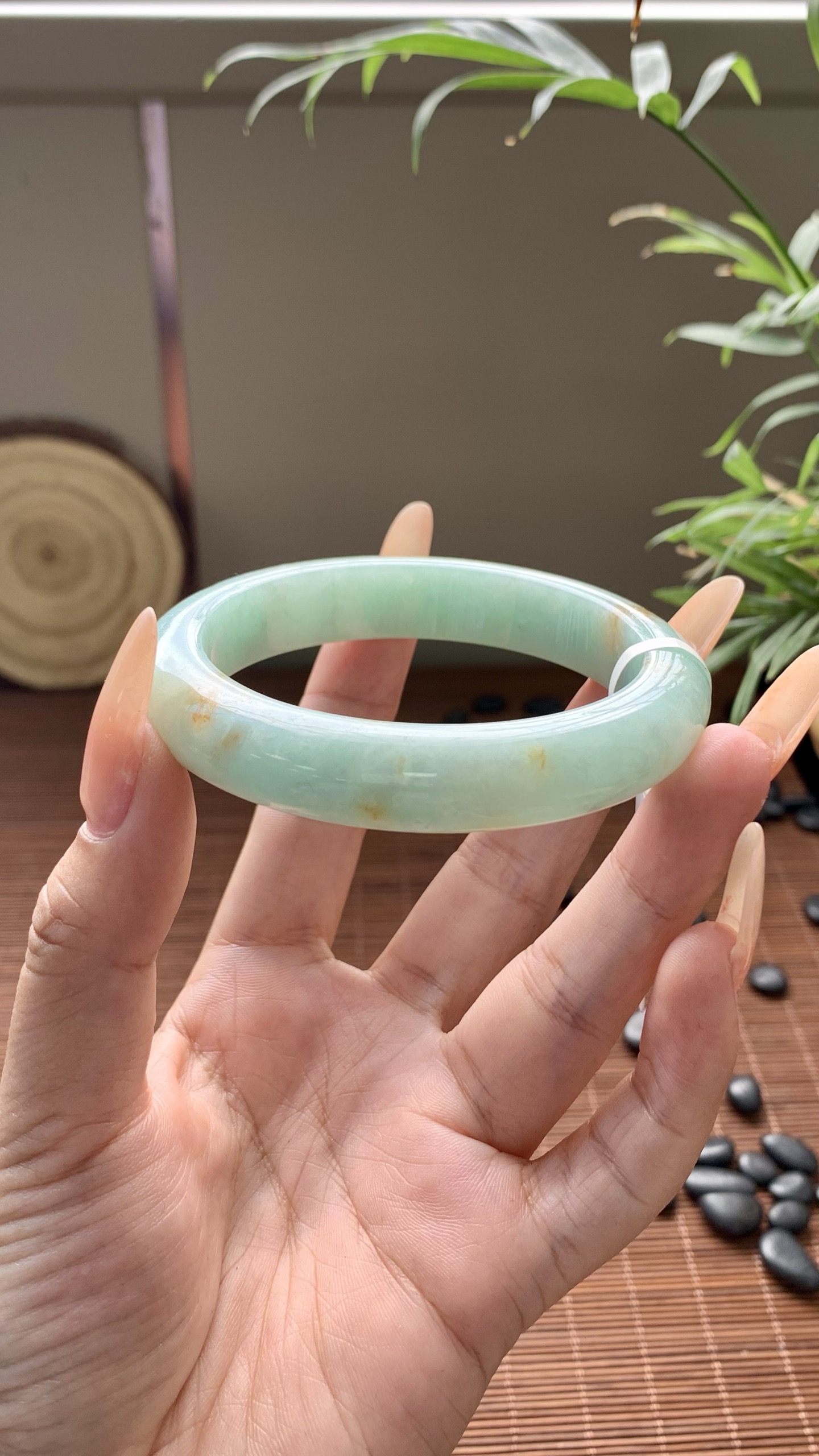 果绿洒金正圈成品 HYY-8370 ⭕️56.5-12-8