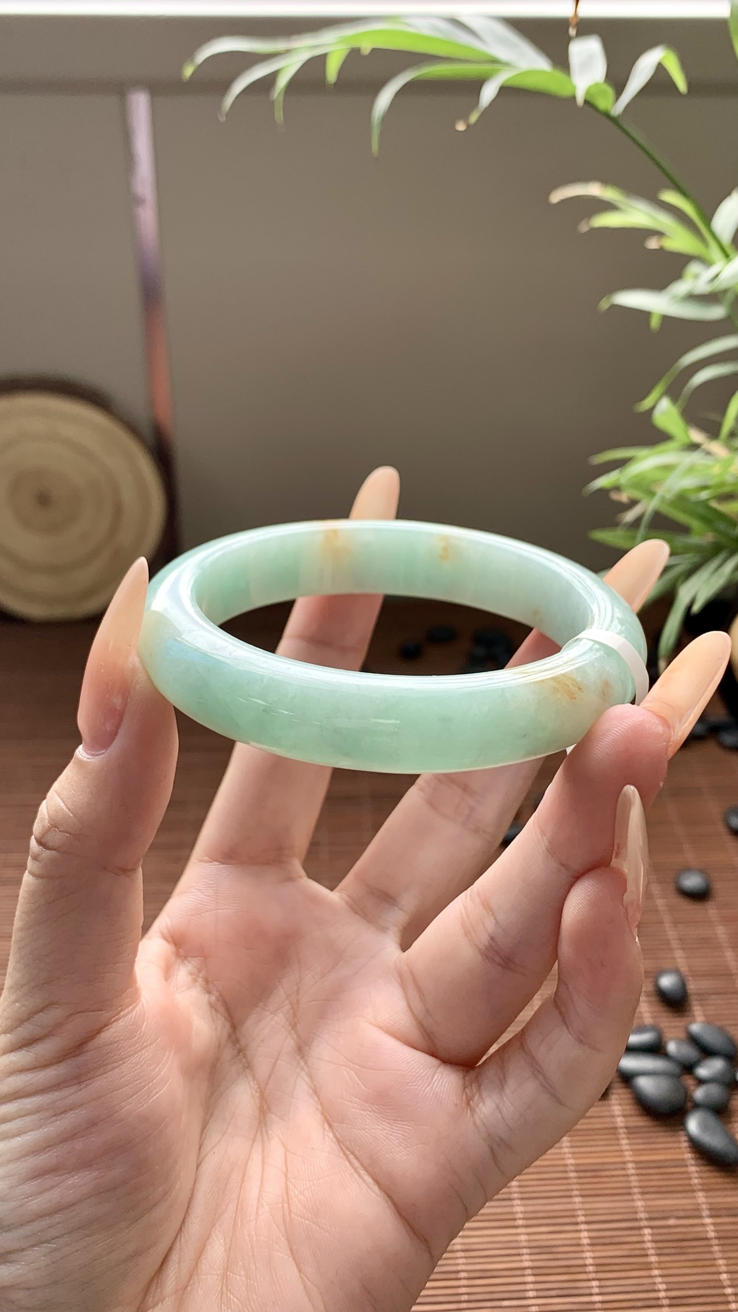 果绿洒金正圈成品 HYY-8370 ⭕️56.5-12-8
