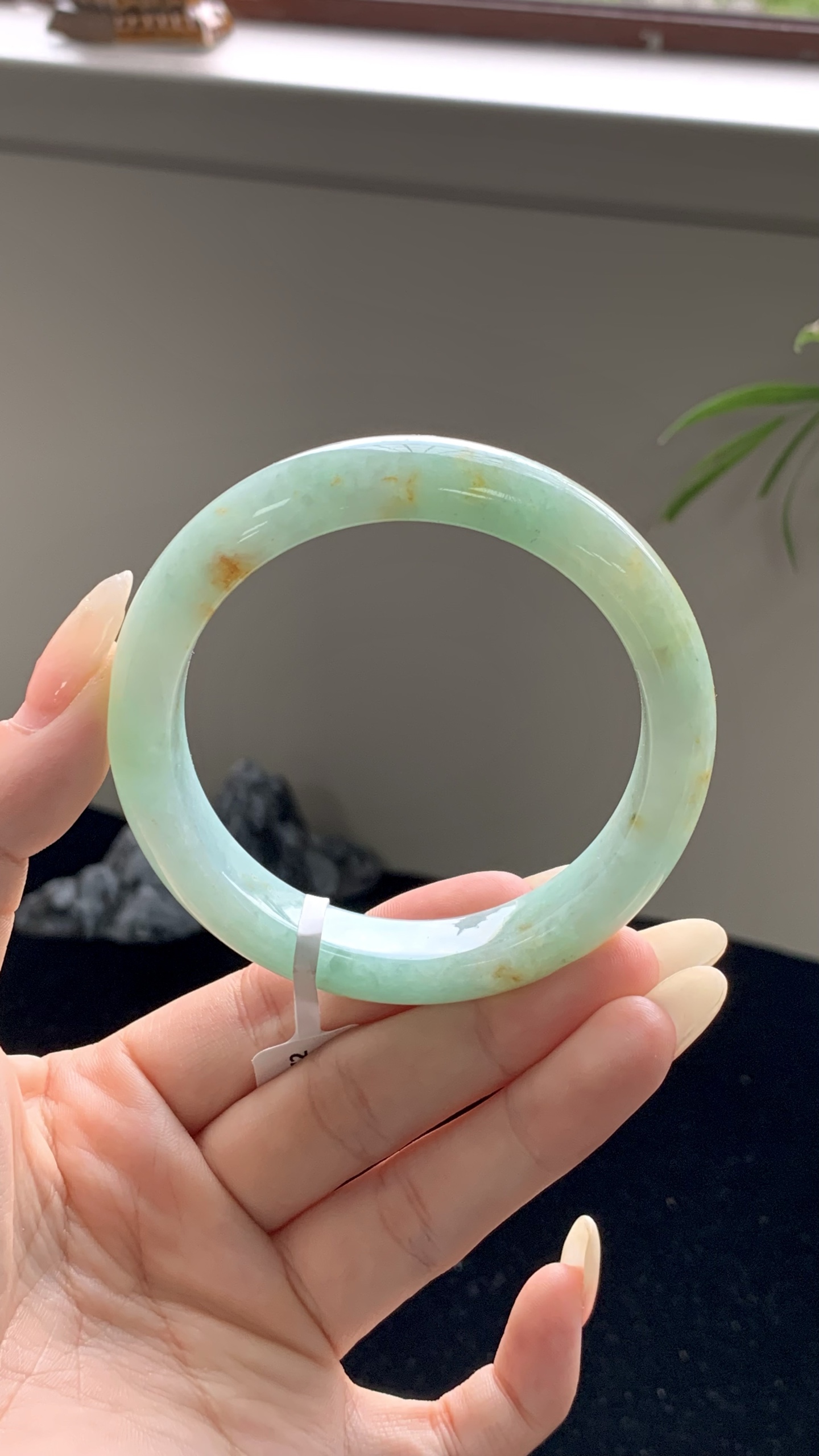 果绿洒金正圈成品,HYY-8358,55.5-12-8