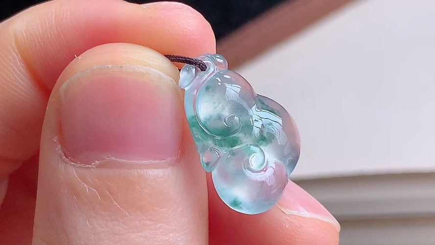 ️ 如意，尺寸18.0-12.6-5.2mm，包A附证书
