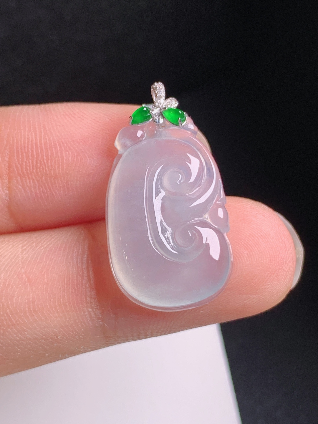 如意吊坠，清透胶感，雕工细腻，万事称心，530819