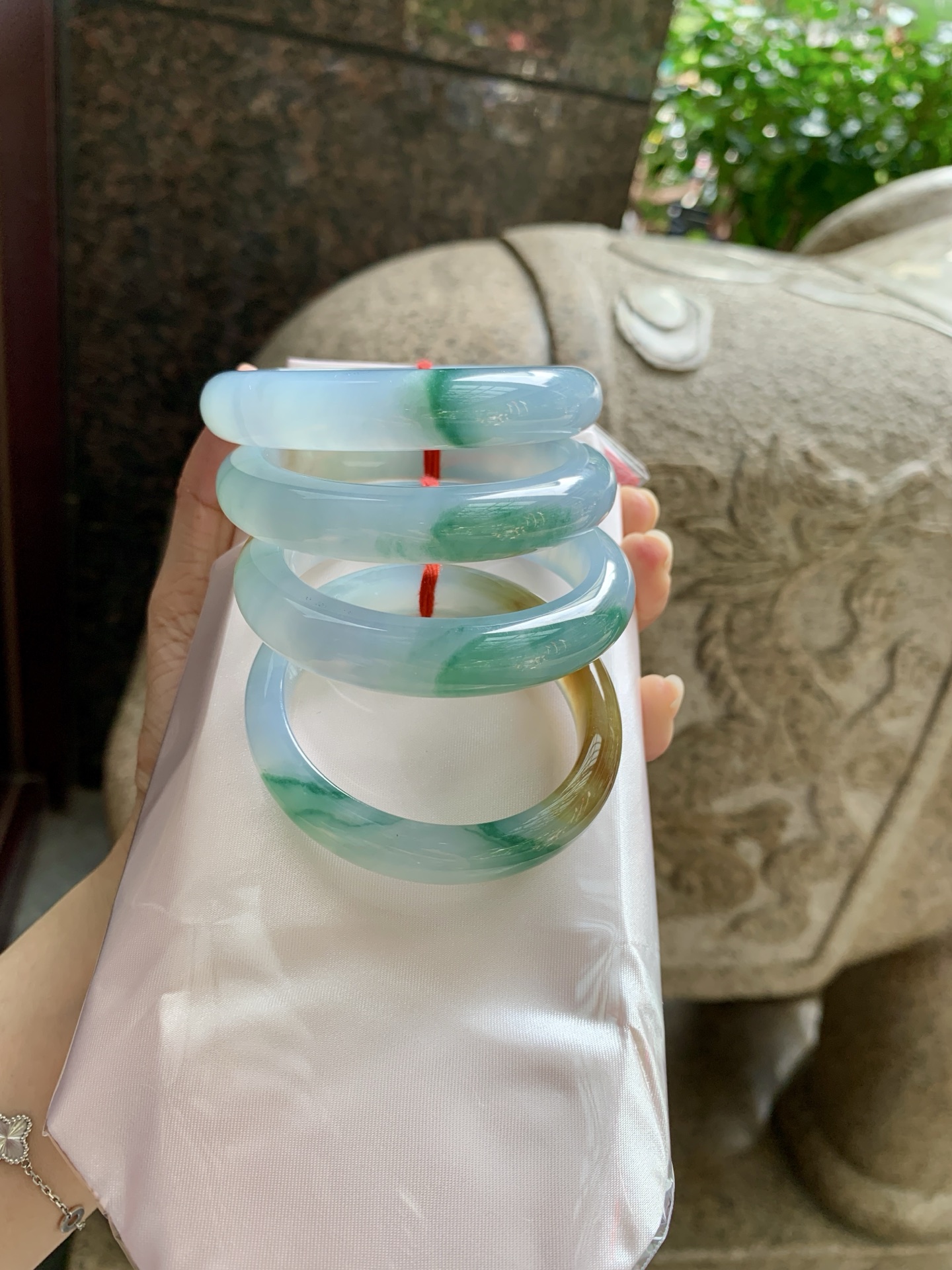 黄翡飘花正圈,打灯细纹