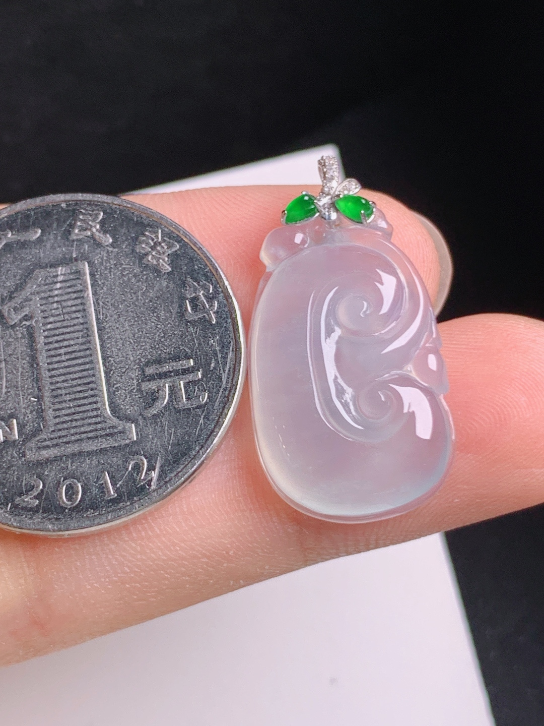如意吊坠，清透胶感，雕工细腻，万事称心，530819