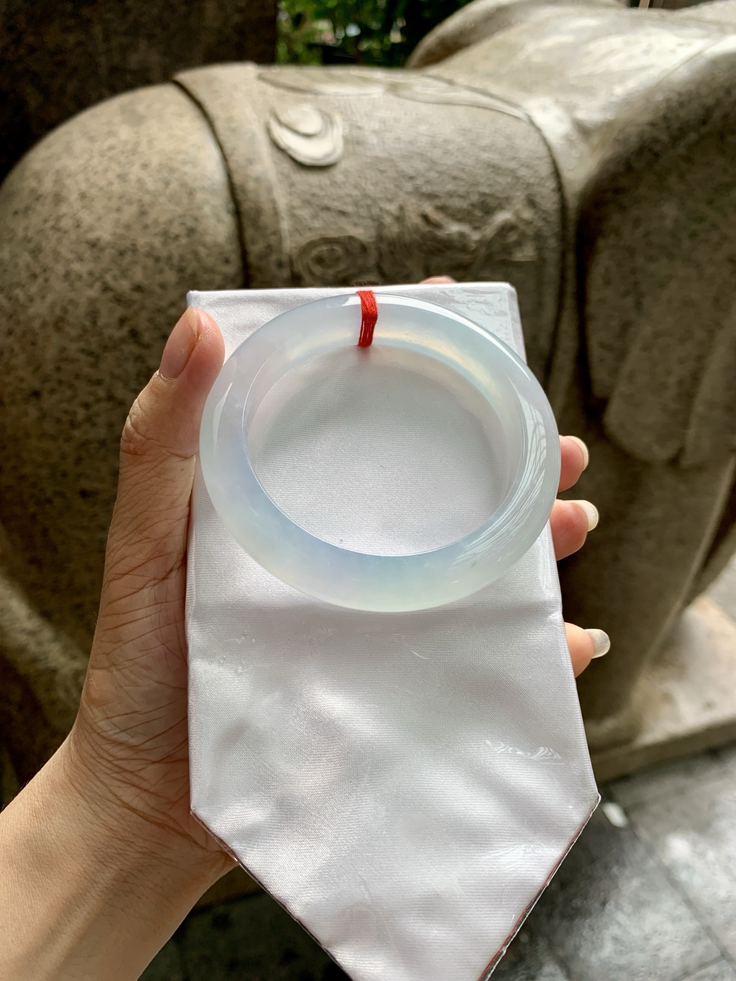 冰幻彩正圈,0822-H156-56,无裂,打灯棉絮