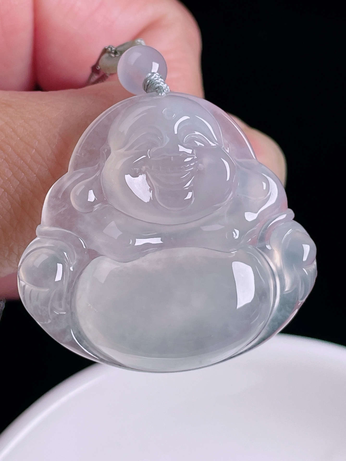 佛公，老种起光，细底通透，尺寸：35/38/7.3mm0822