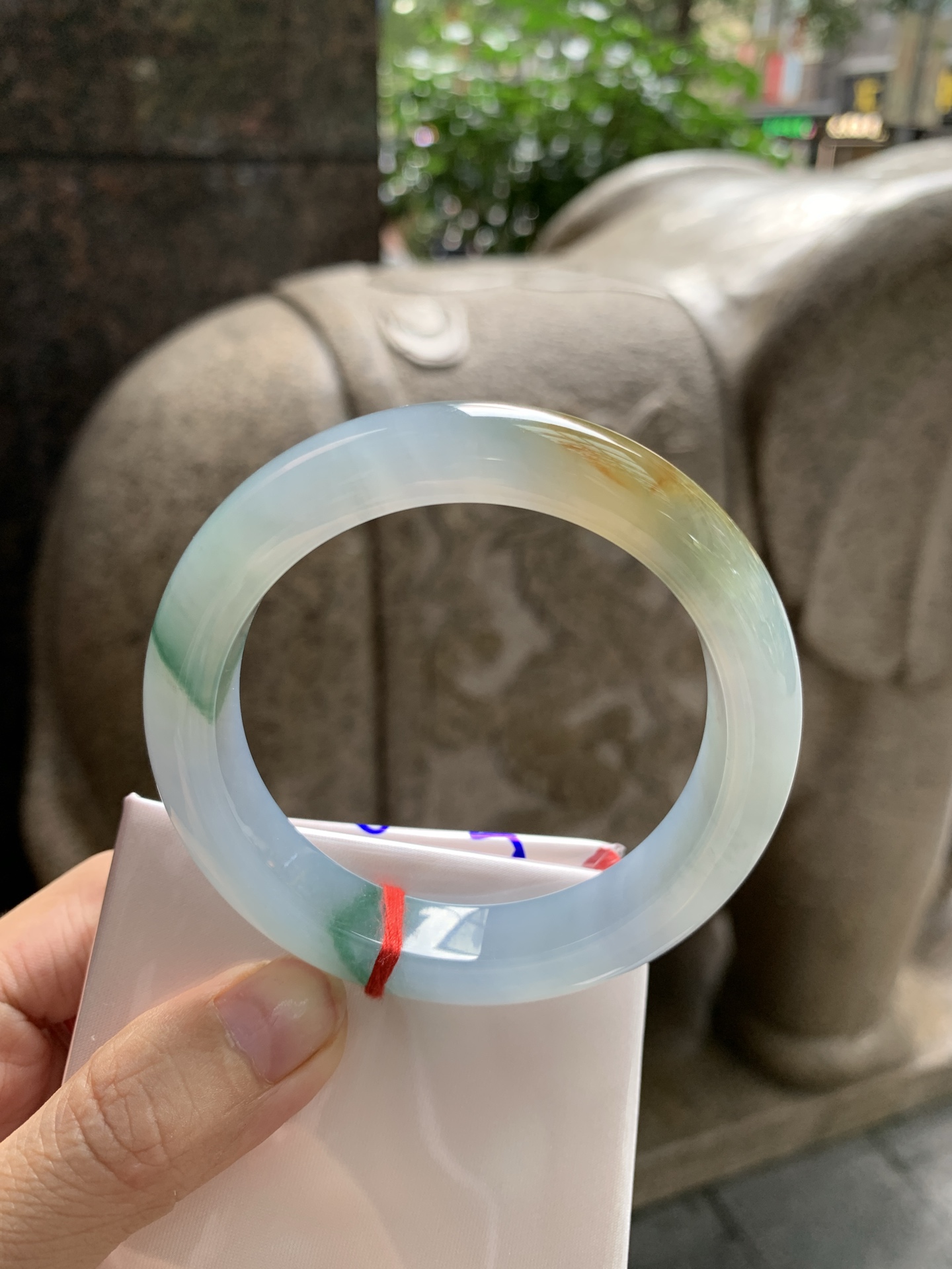 黄翡飘花正圈,打灯细纹