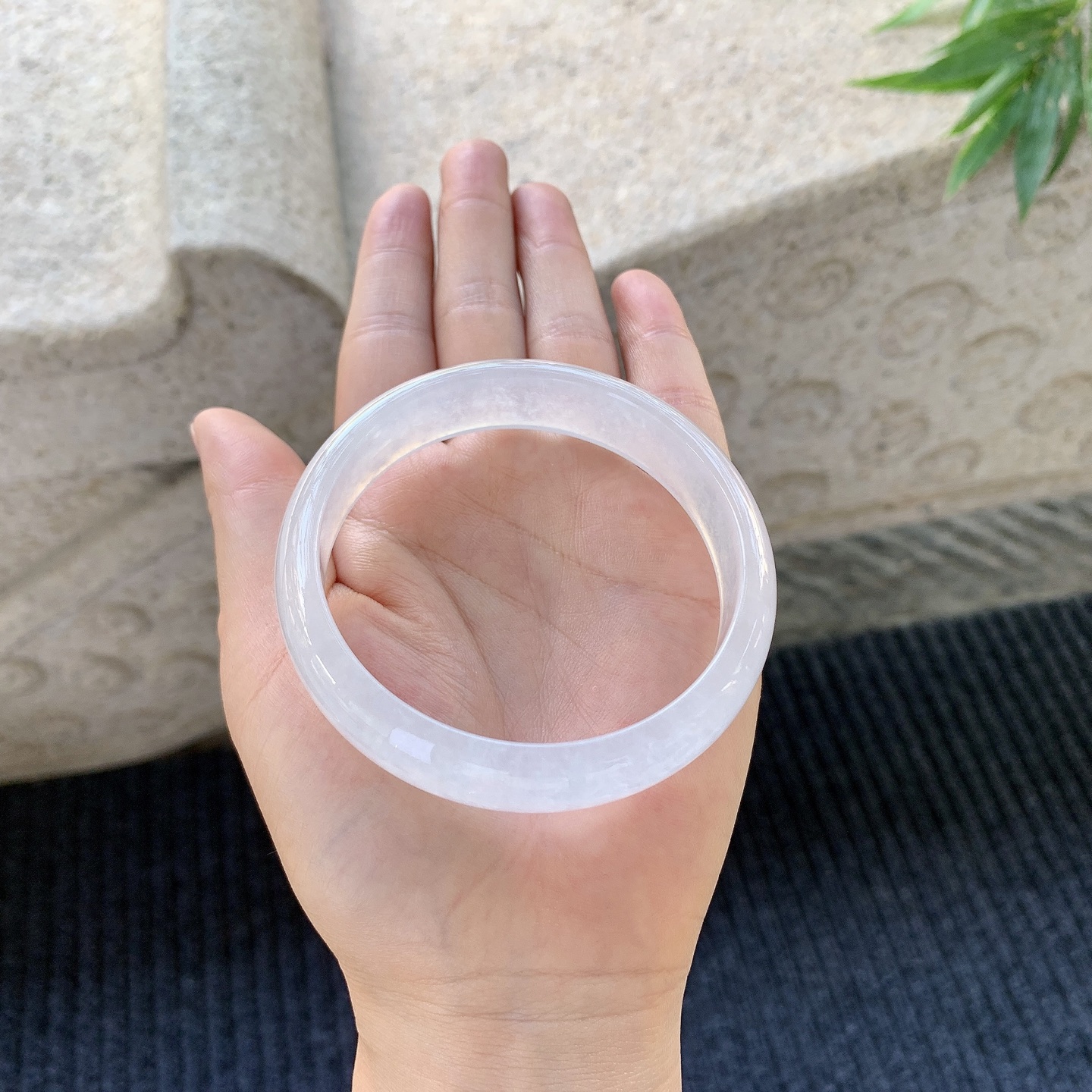 正圈59 60，圈口60.2/14.5/6.6，编码Q5082475，白冰，清透，水润，细腻，种老，