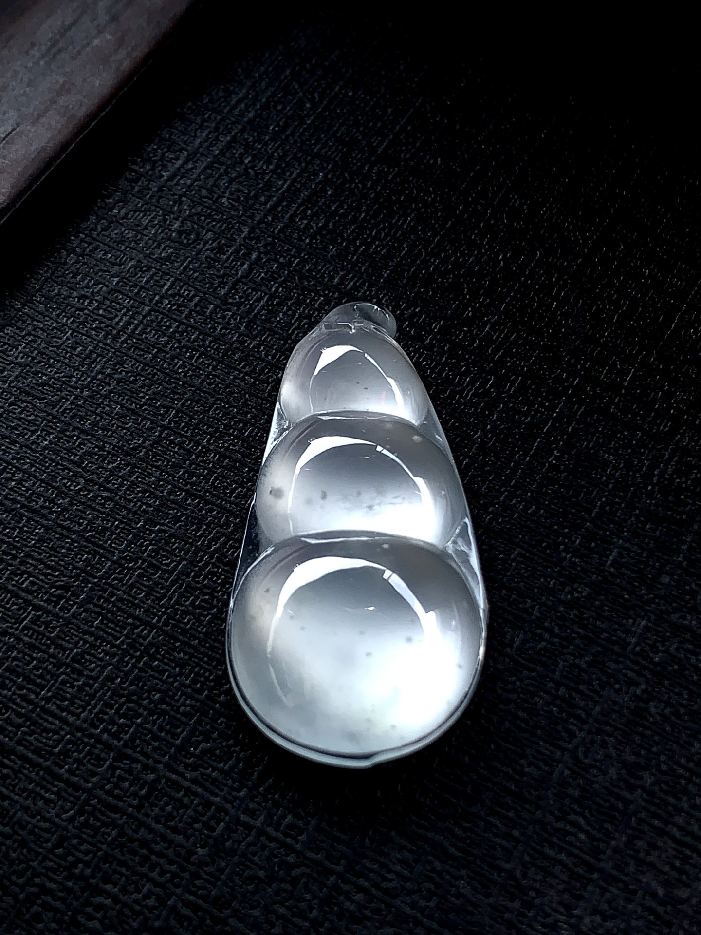 ️ 冰种福豆，尺寸：35×16.5×6，玉润福长，典藏佳选